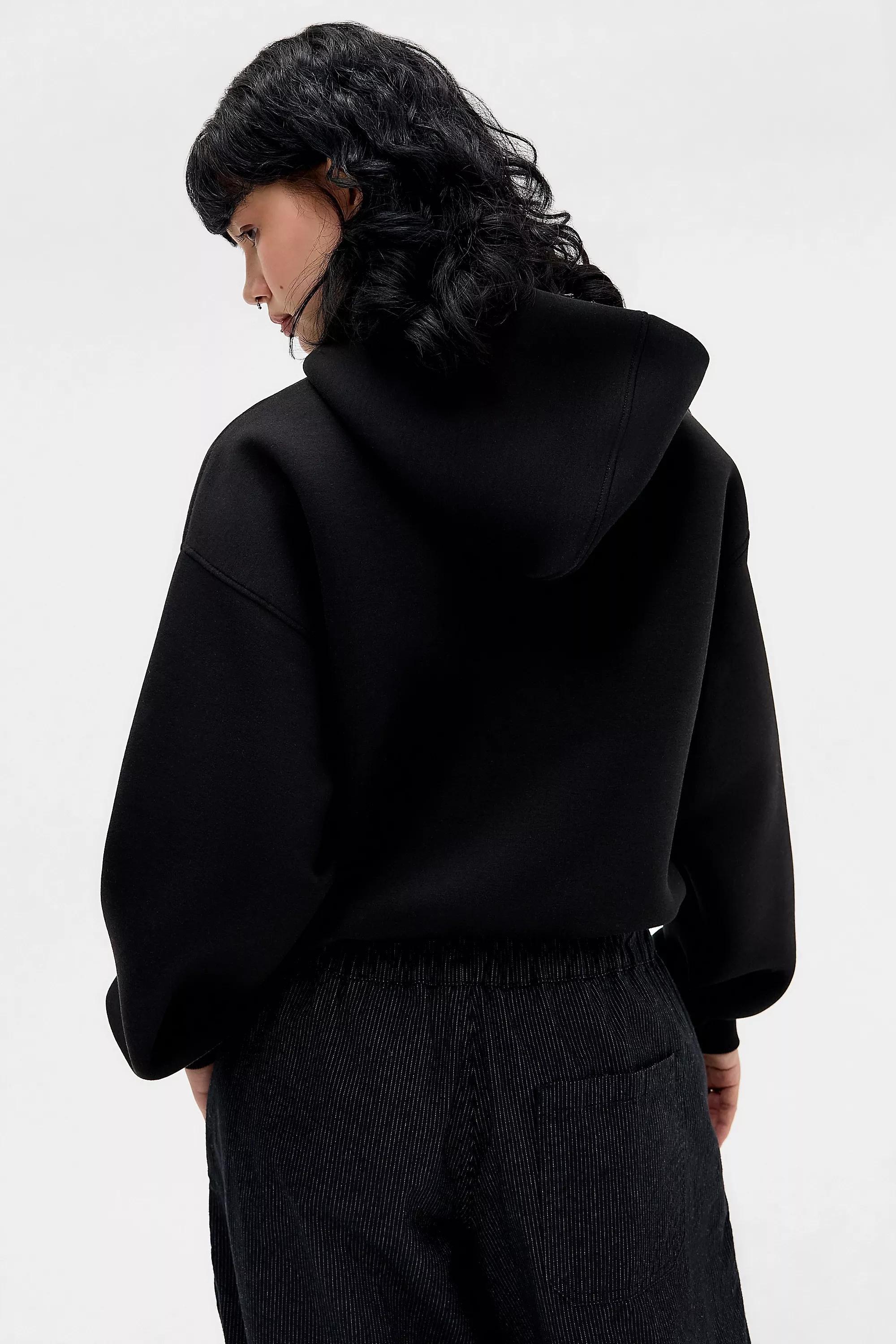 Black Iets Frans... Scuba Pullover Hoodie, BLK, large image number 3