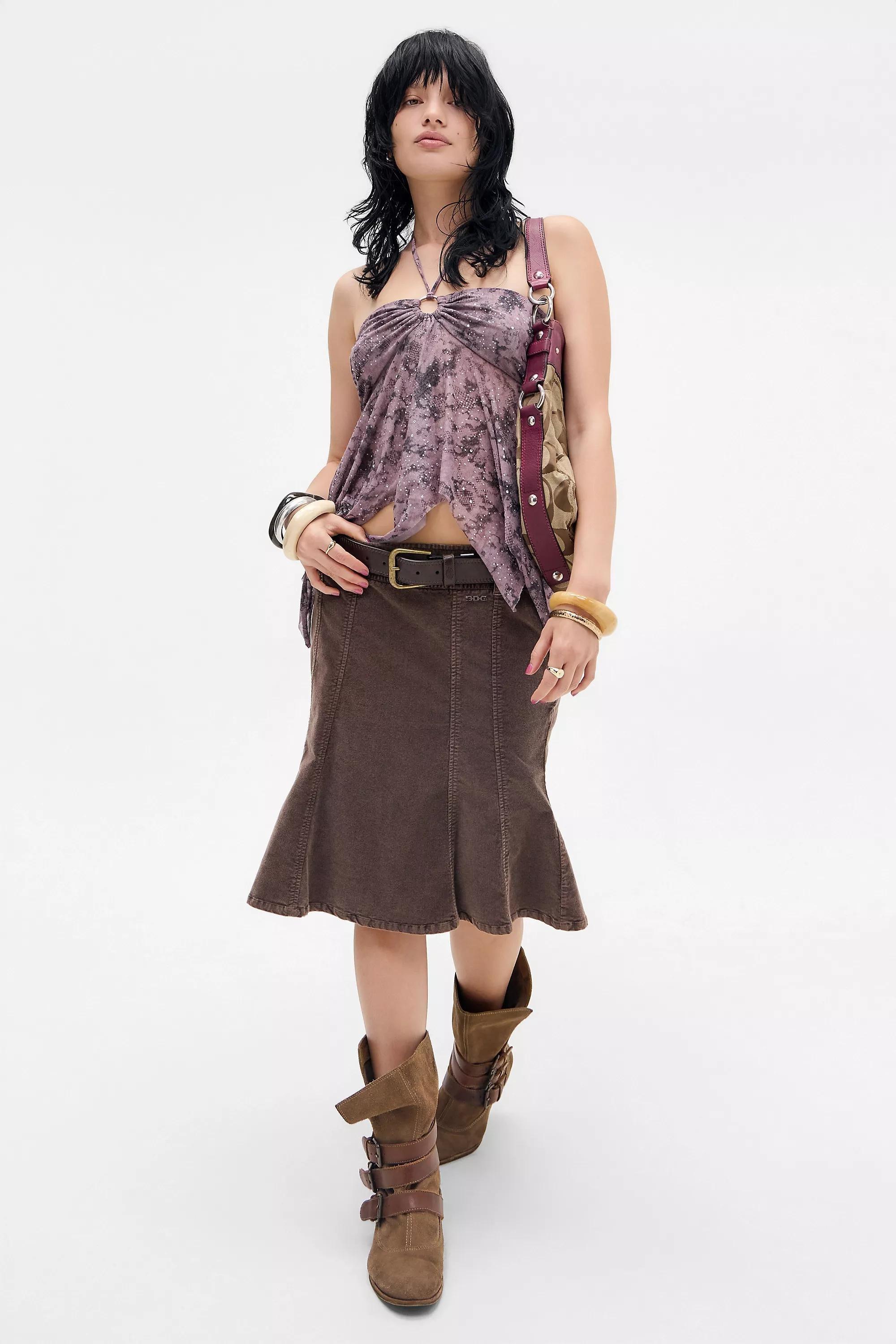 Purple Silence + Noise Ava Diamant&oslash;&pound;&Acirc;&copy; Bandeau Top, LILAC, large image number 2