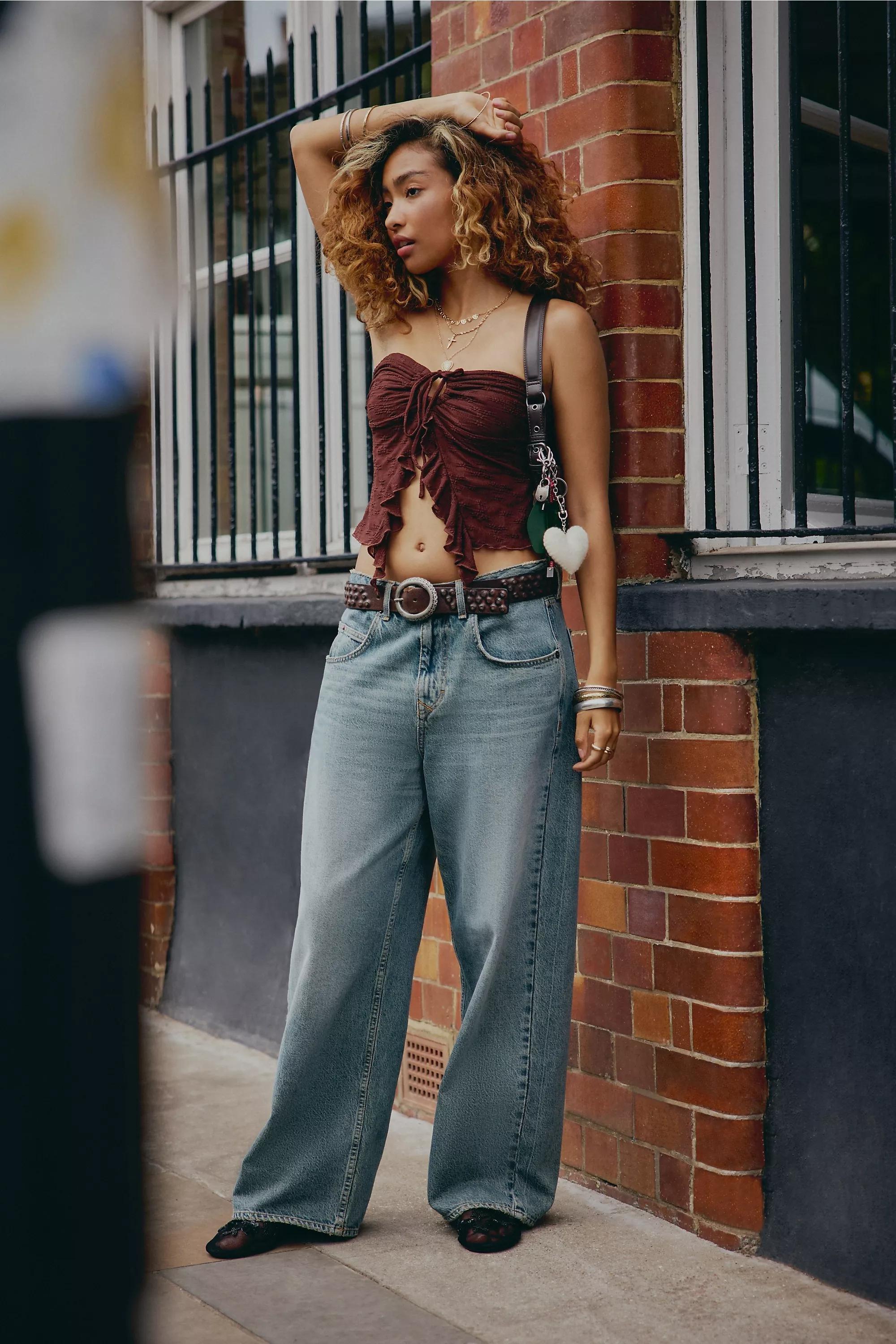 Brown Kiss The Sky Tube Top, BRN, large image number 2