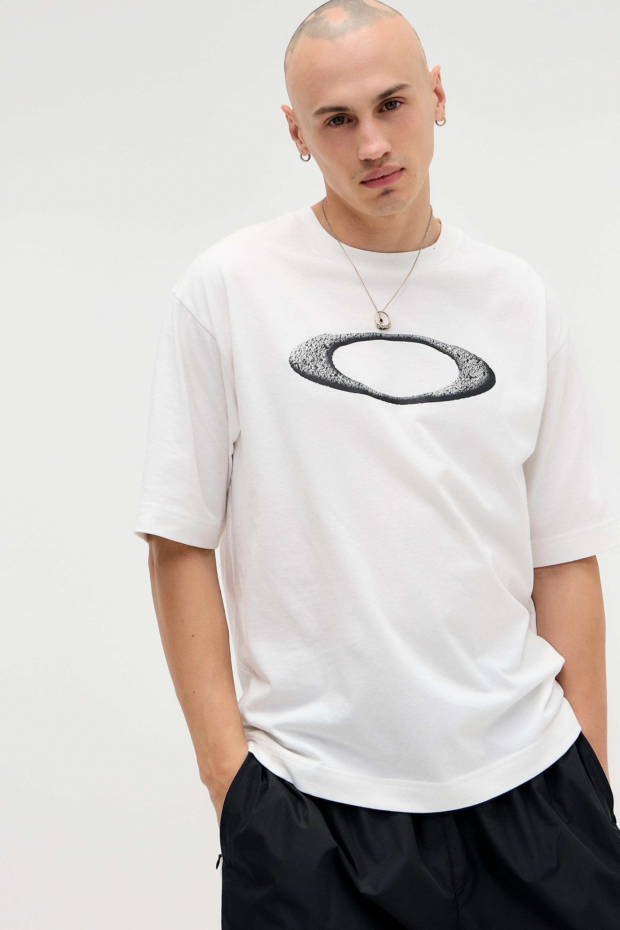 WHITE Oakley UO Exclusive White Lunar Eclipse T-Shirt, WHT, medium