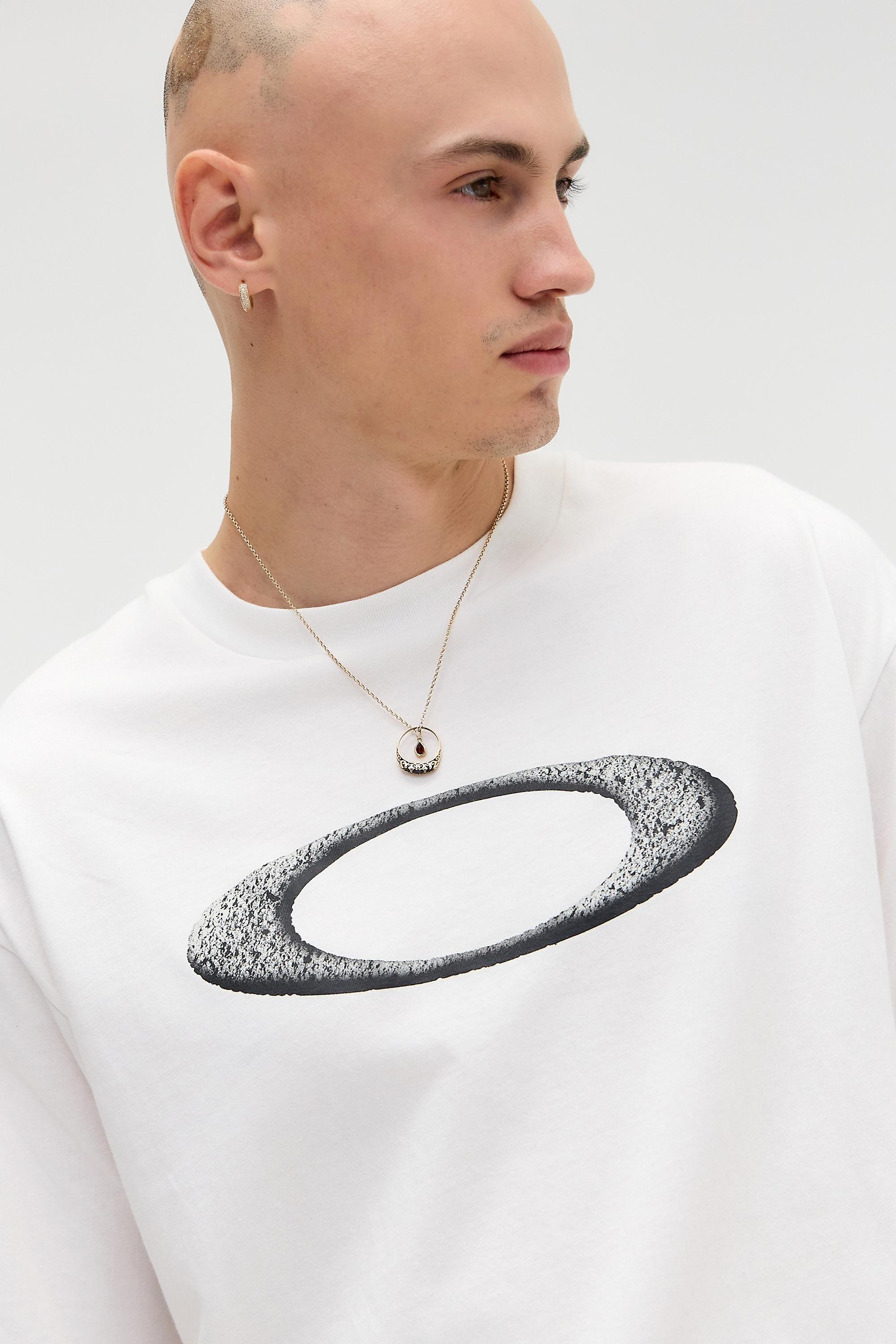 WHITE Oakley UO Exclusive White Lunar Eclipse T-Shirt, WHT, medium