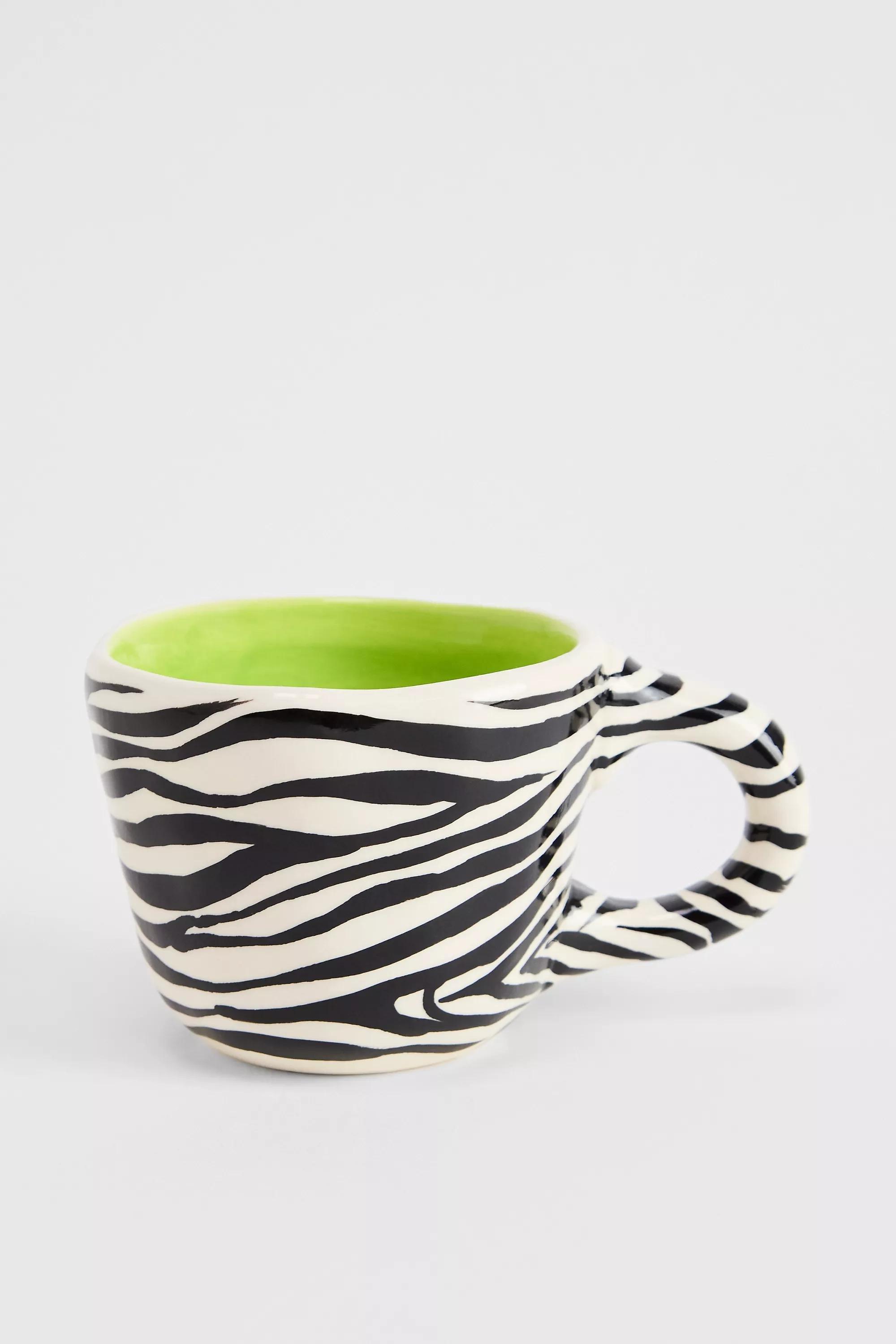 Multicolour Zebra Print Mug, ASSORT, large image number 0