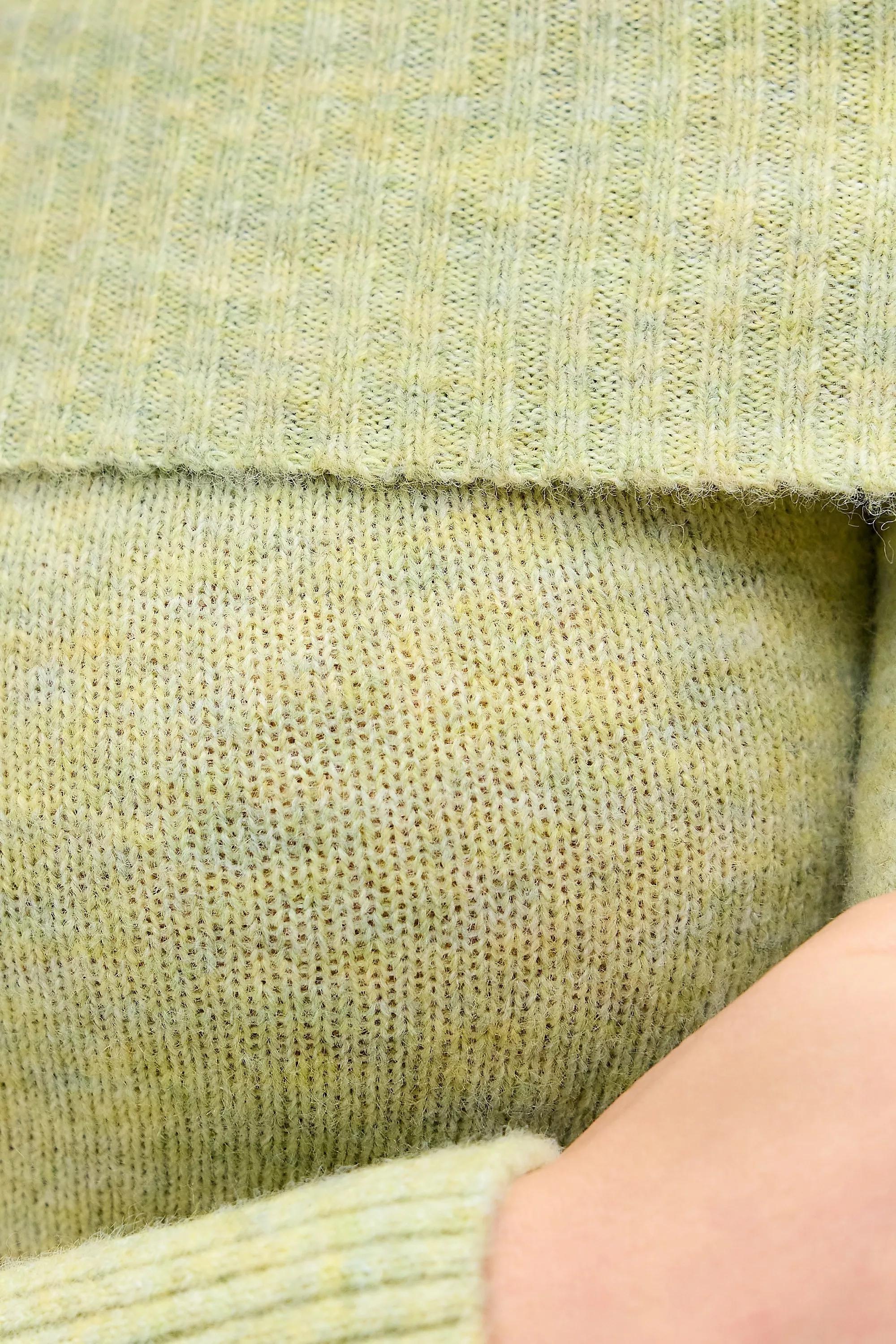 LIME UO Rylee Bardot Top, LIM, large image number 3