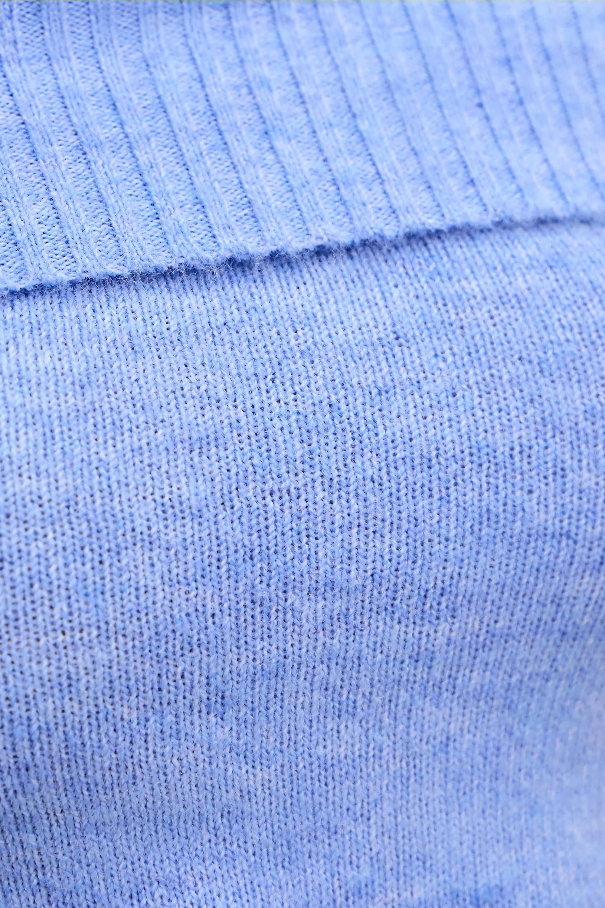 Blue Uo Rylee Bardot Top, , large image number 1
