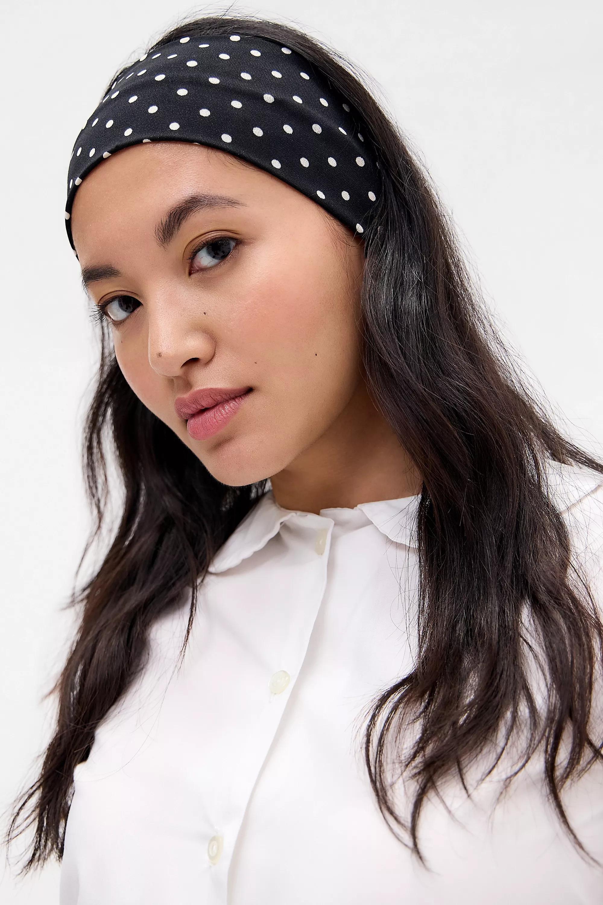 Uo Spotted Headband, Set Of 2, BLK, large image number 0