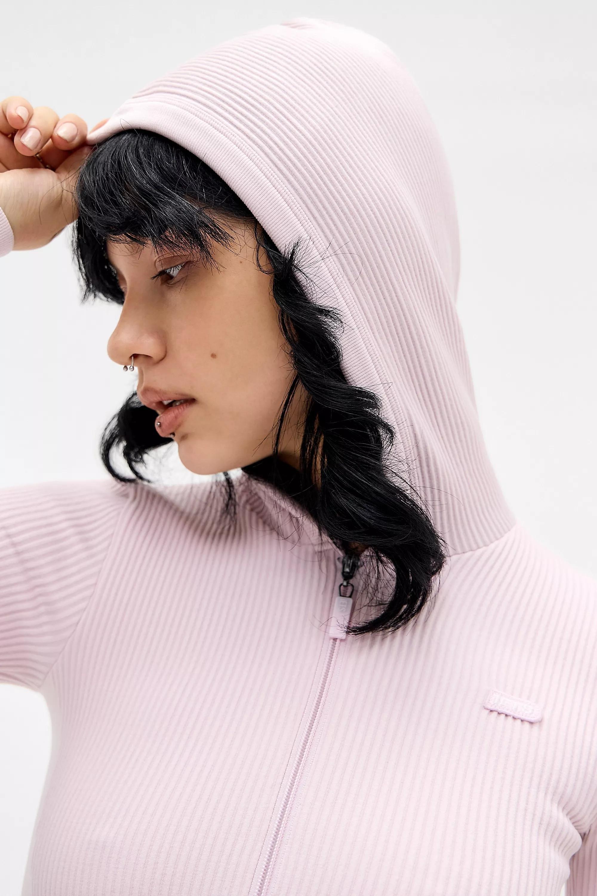 PINK iets frans... Cayson Seamless Track Top, PINK, large image number 2