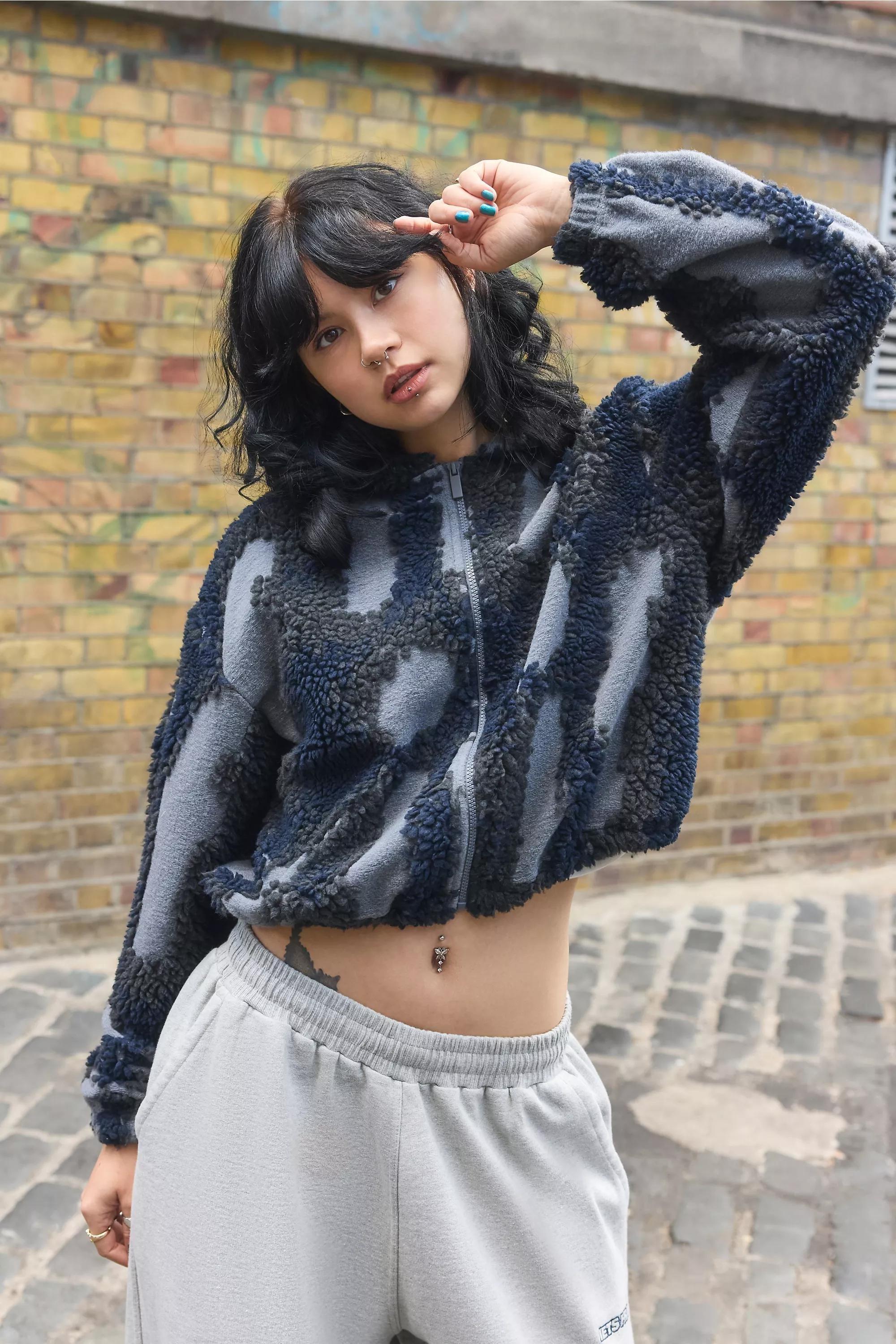 Navy iets frans... Textured Logo Hoodie, GR MOTIF, large image number 2