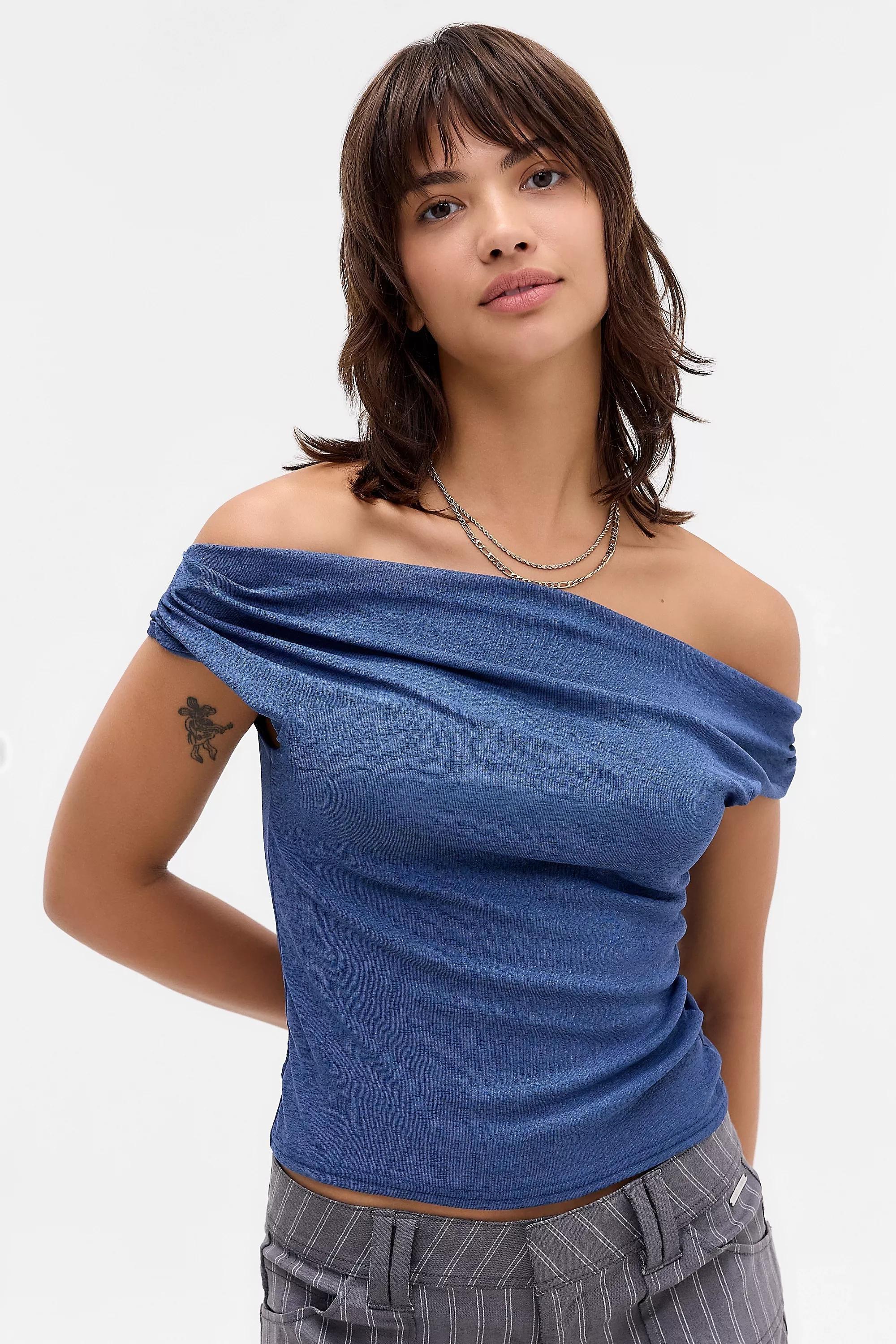 INDIGO Silence + Noise Fia Mesh Top, INDIGO, large image number 0