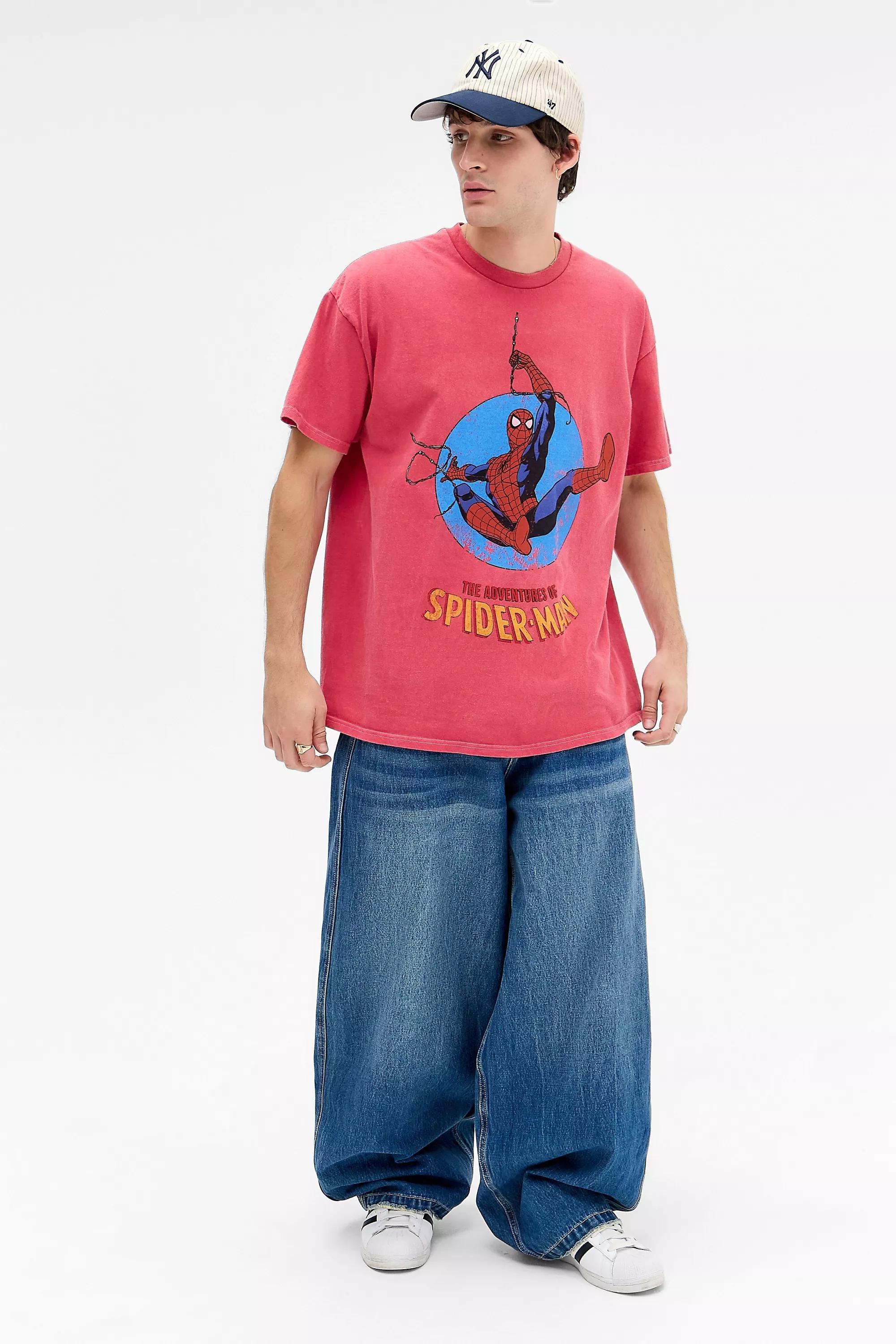 Red Uo Printed T-Shirt, RED, medium