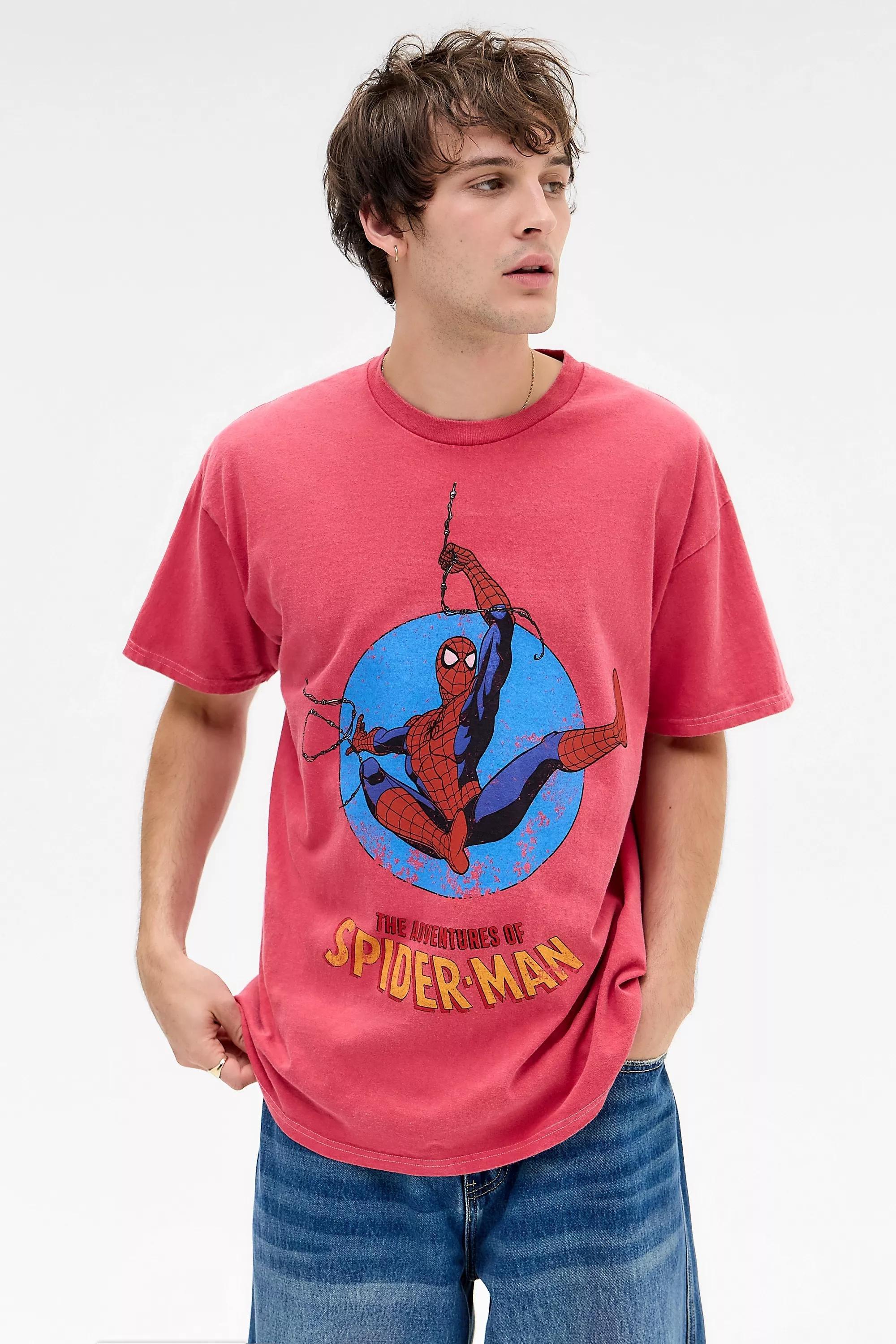 Red Uo Printed T-Shirt, RED, medium