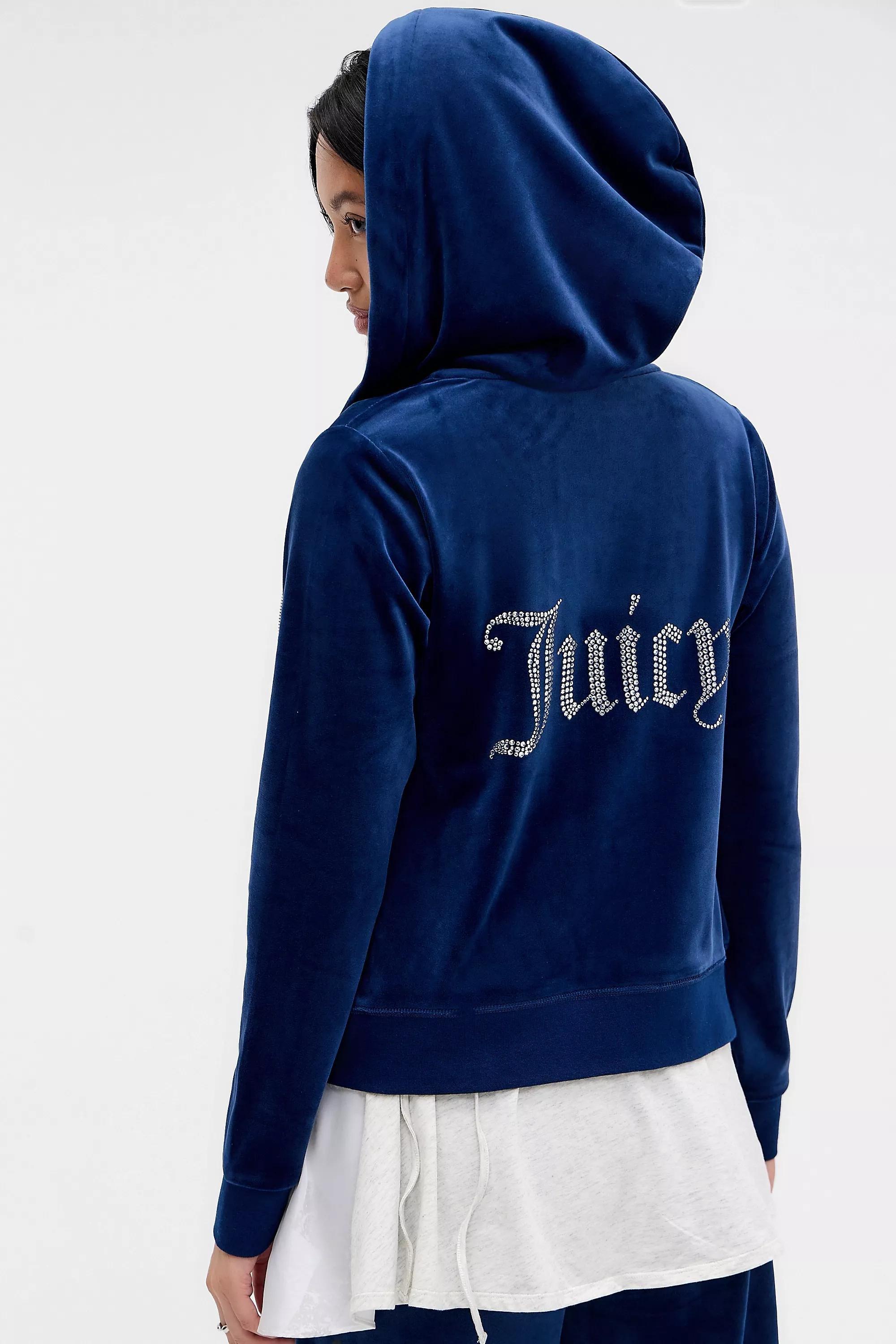 Blue Juicy Couture Blue Egypt Hoodie, BLUE, large image number 1