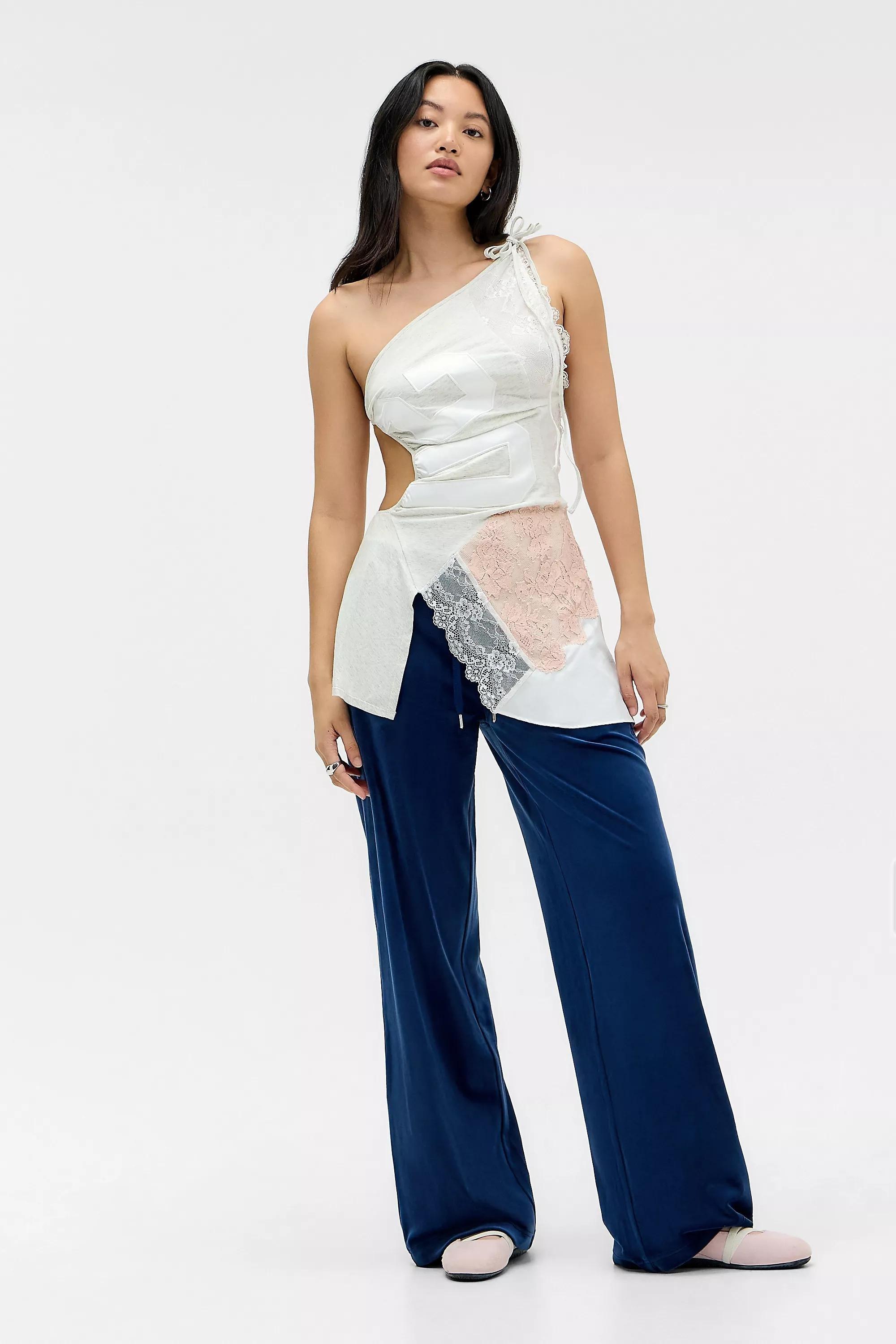 Blue Juicy Couture Ida Wide Leg Joggers, BLUE, large image number 1