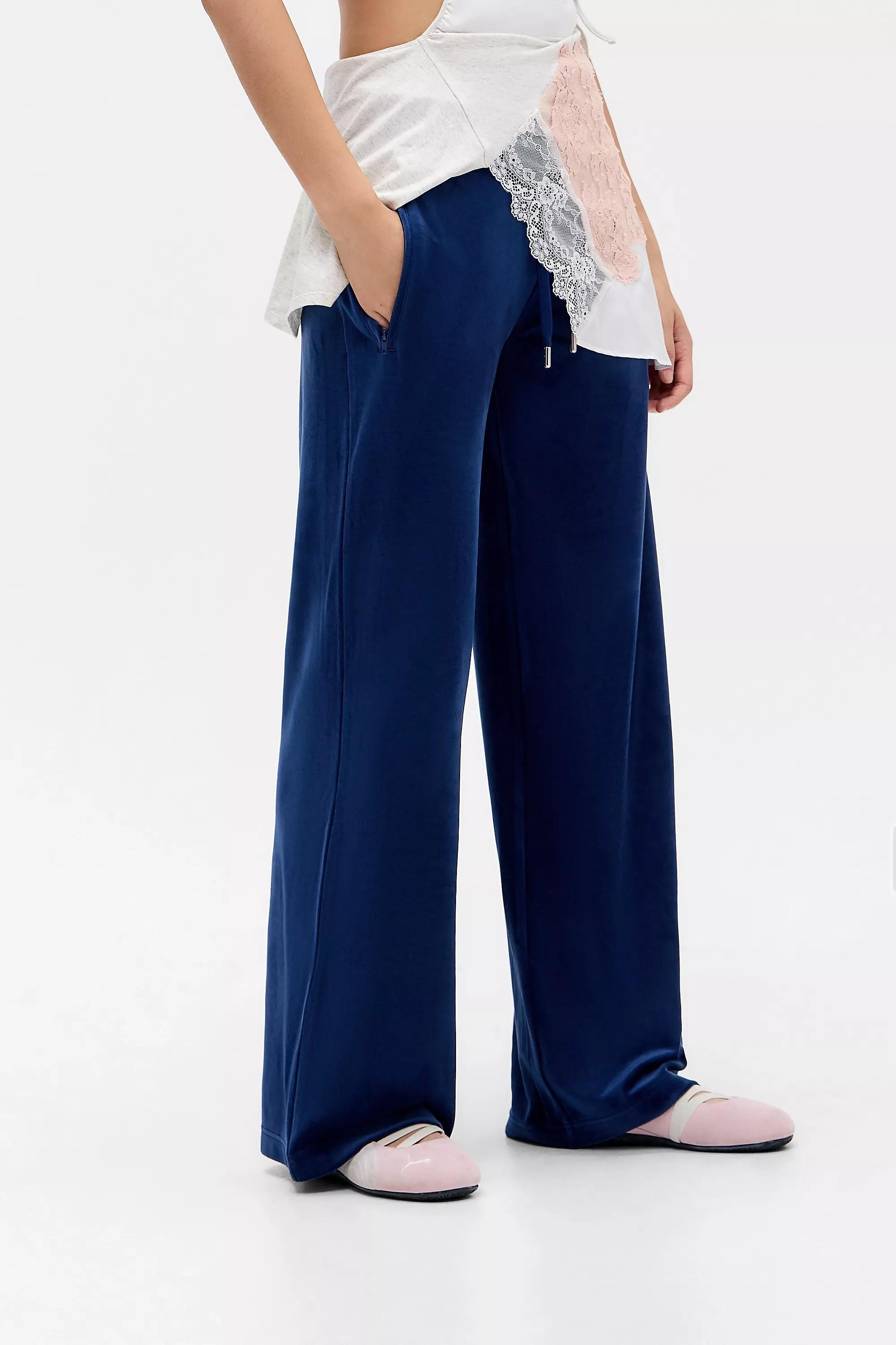 Blue Juicy Couture Ida Wide Leg Joggers, BLUE, large image number 3