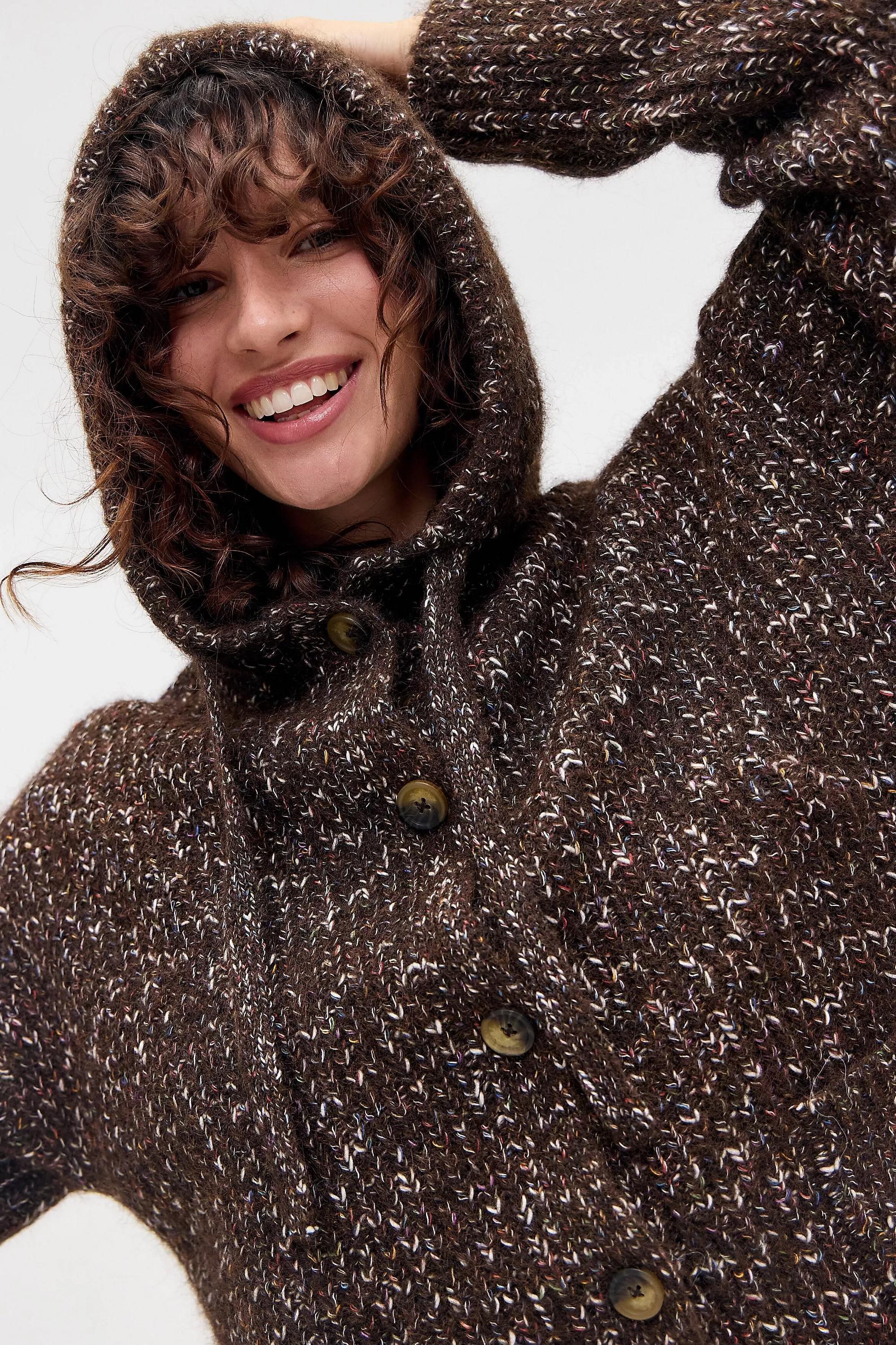 Brown Uo Jude Nep Hoodie, BRN, large image number 0