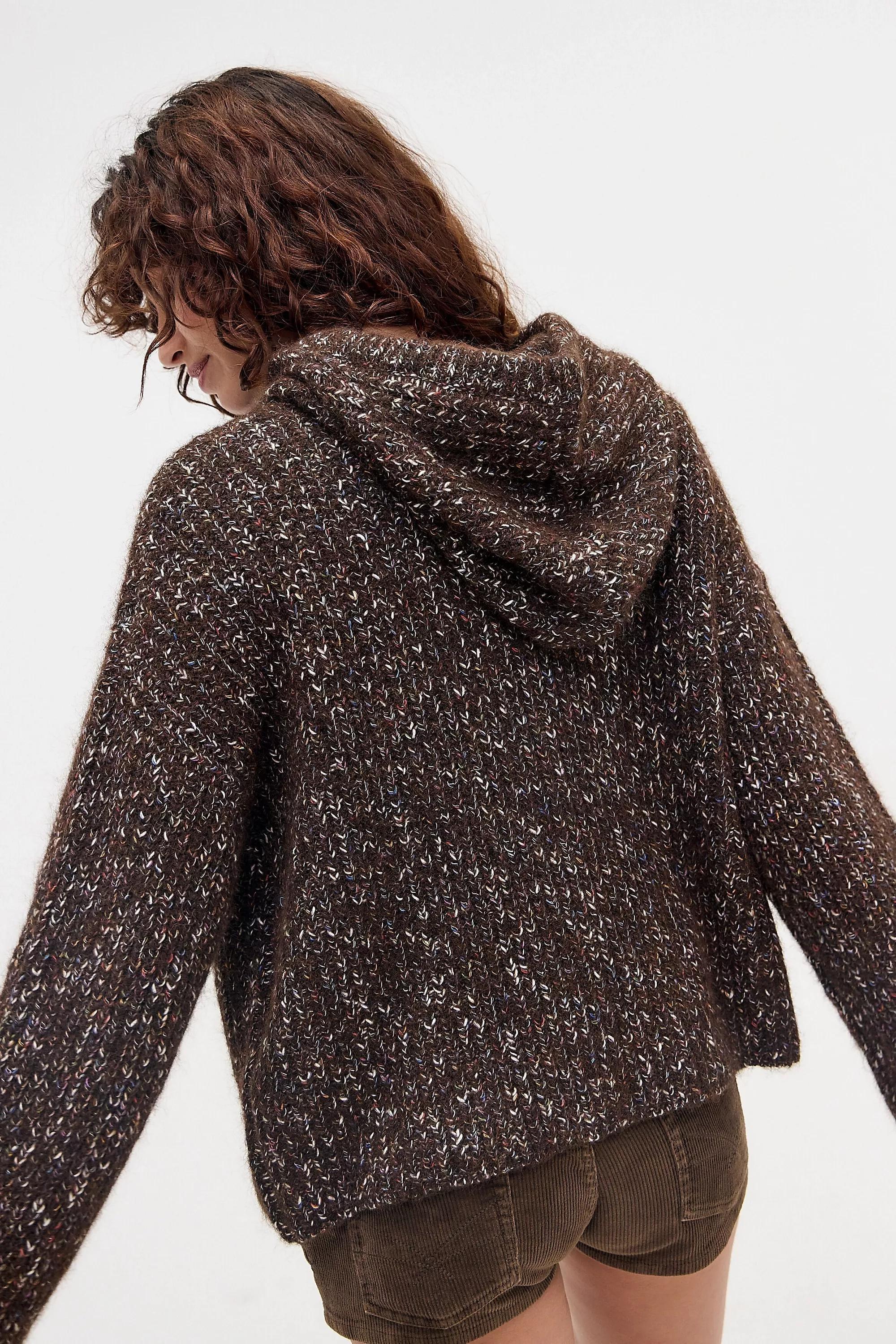 Brown Uo Jude Nep Hoodie, BRN, large image number 2