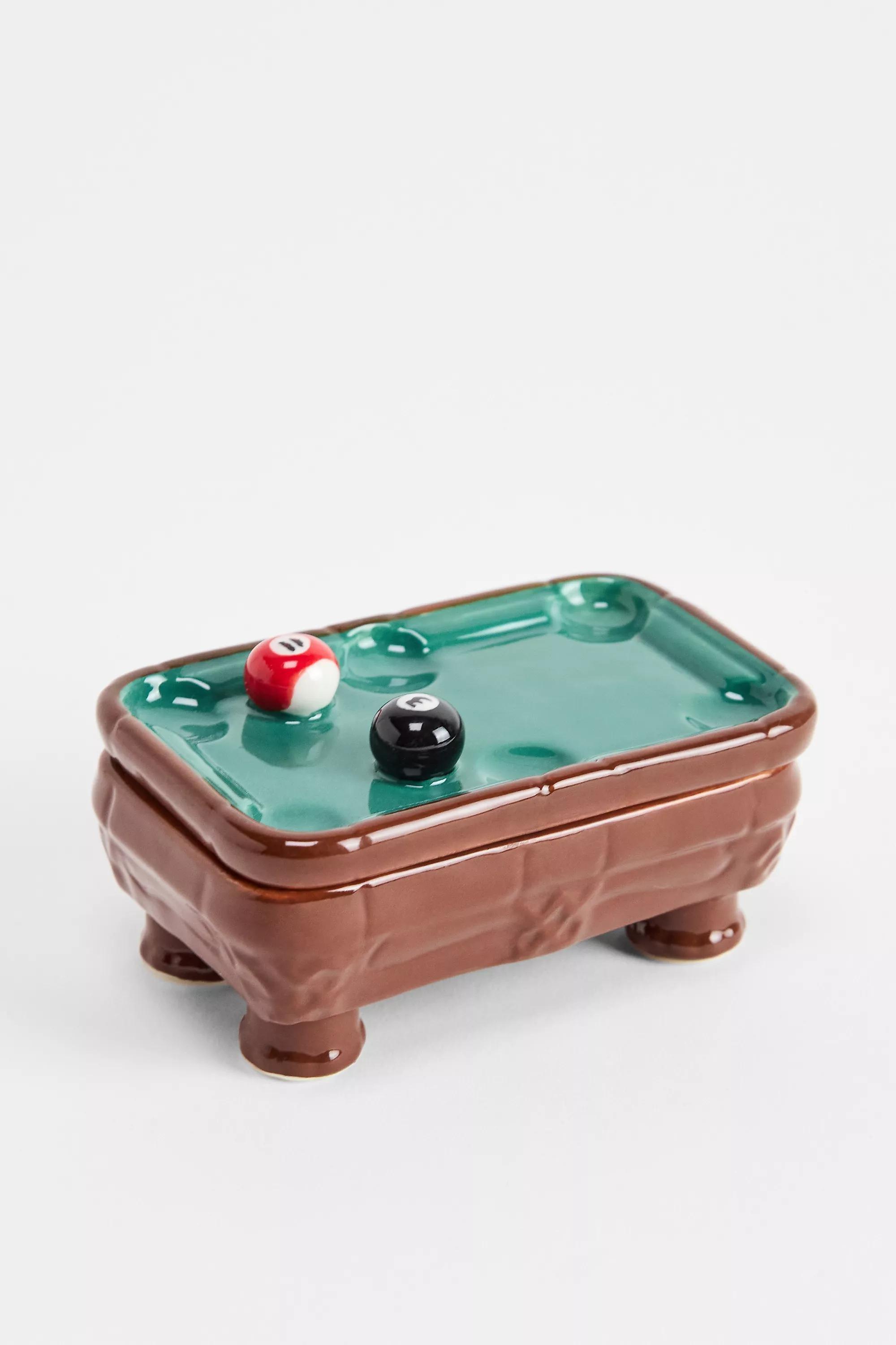 Multicolour Multicolour Billiard Trinket Box, ASSORT, medium