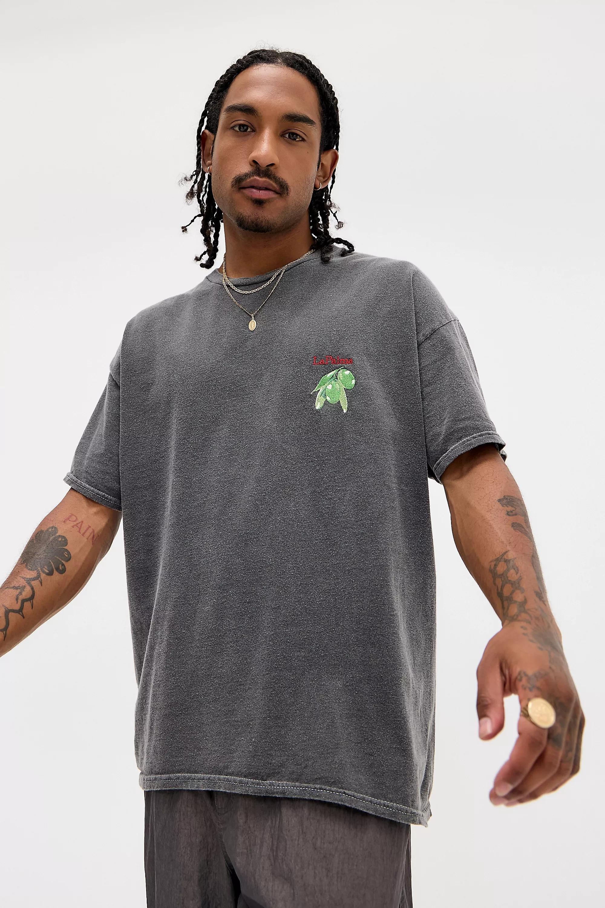 Black Uo Printed T-Shirt, BLK, medium