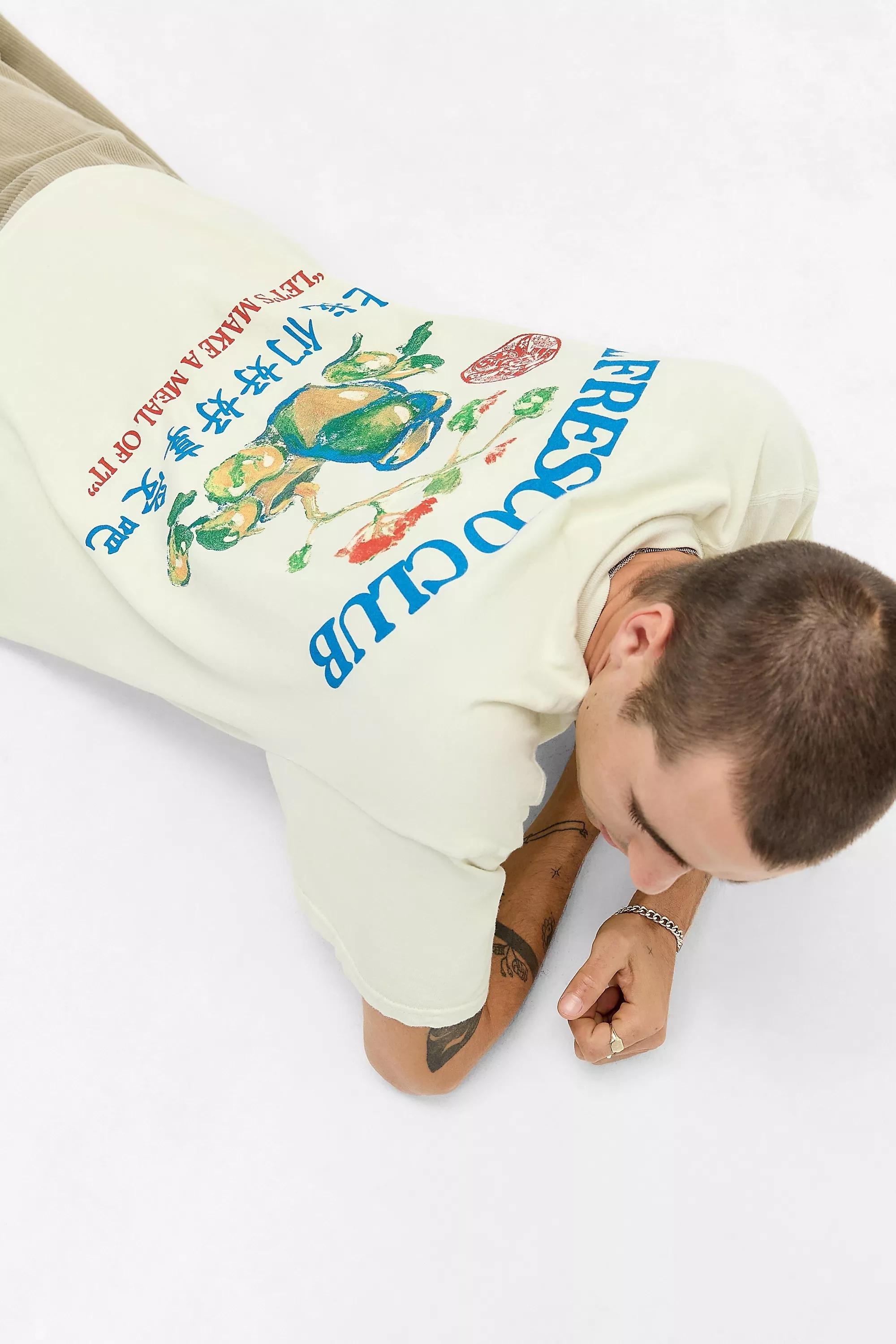 Ecru Uo Printed T-Shirt, CREME, medium