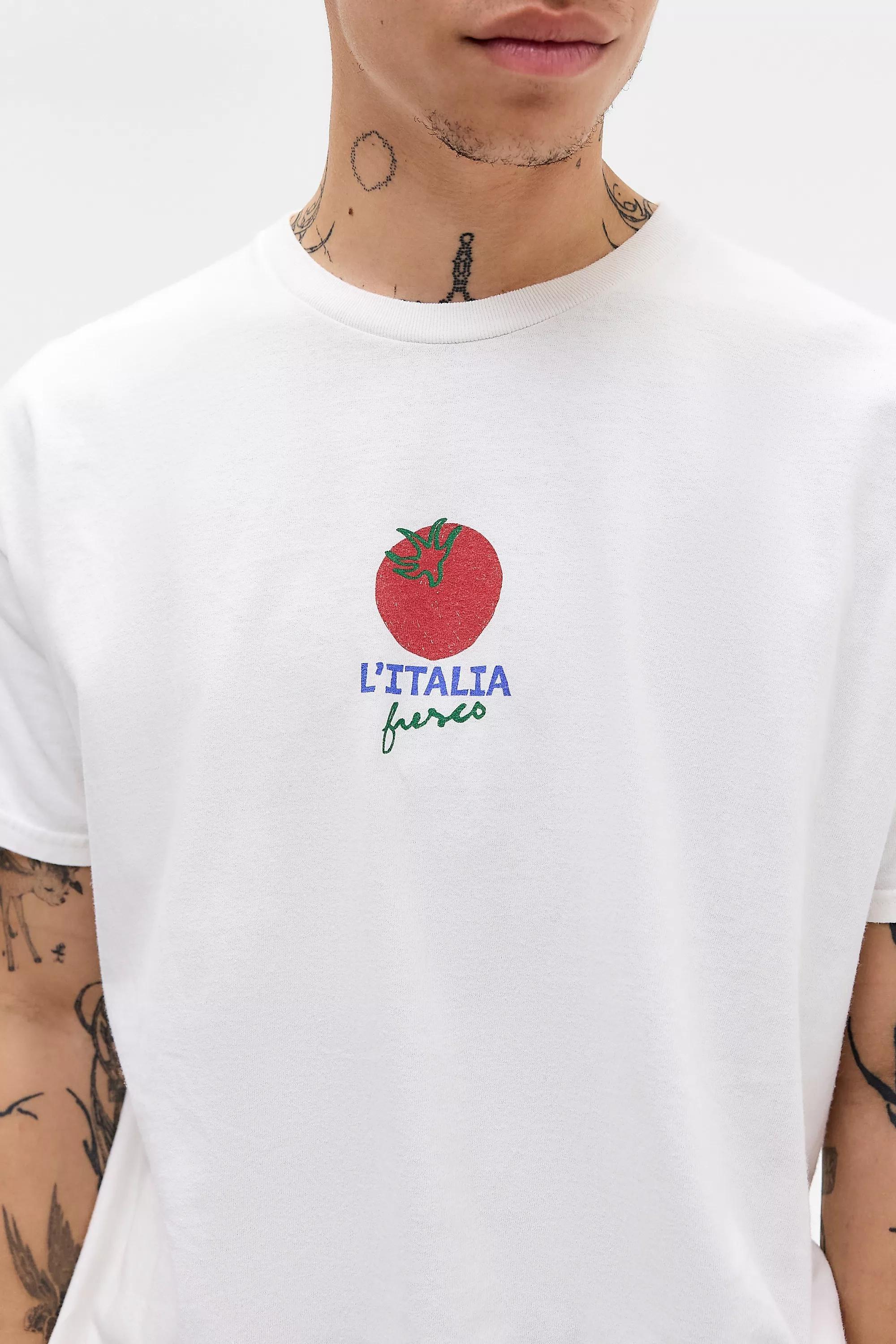 White Uo Printed T-Shirt, , large image number 1