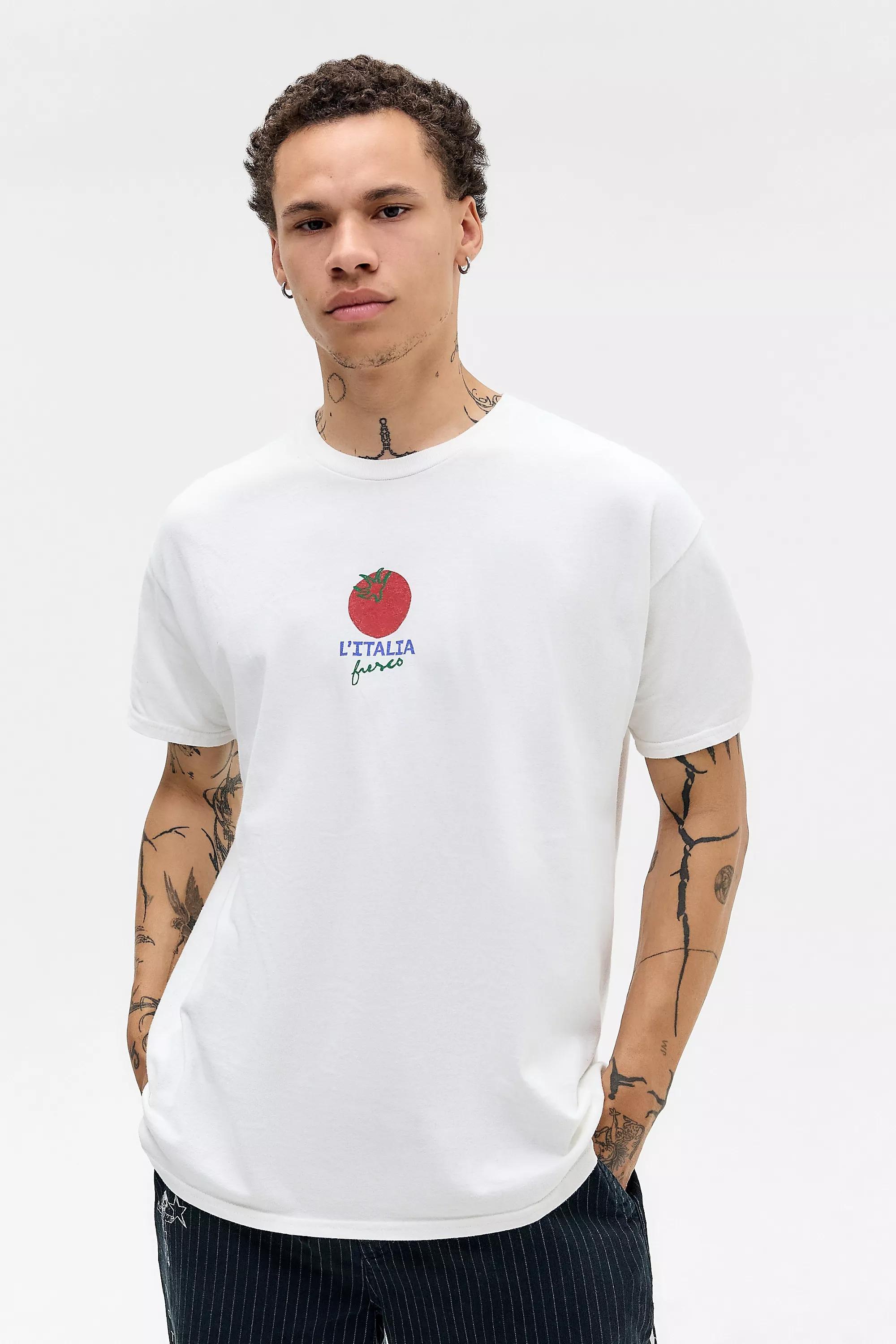 White Uo Printed T-Shirt, WHT, large image number 3