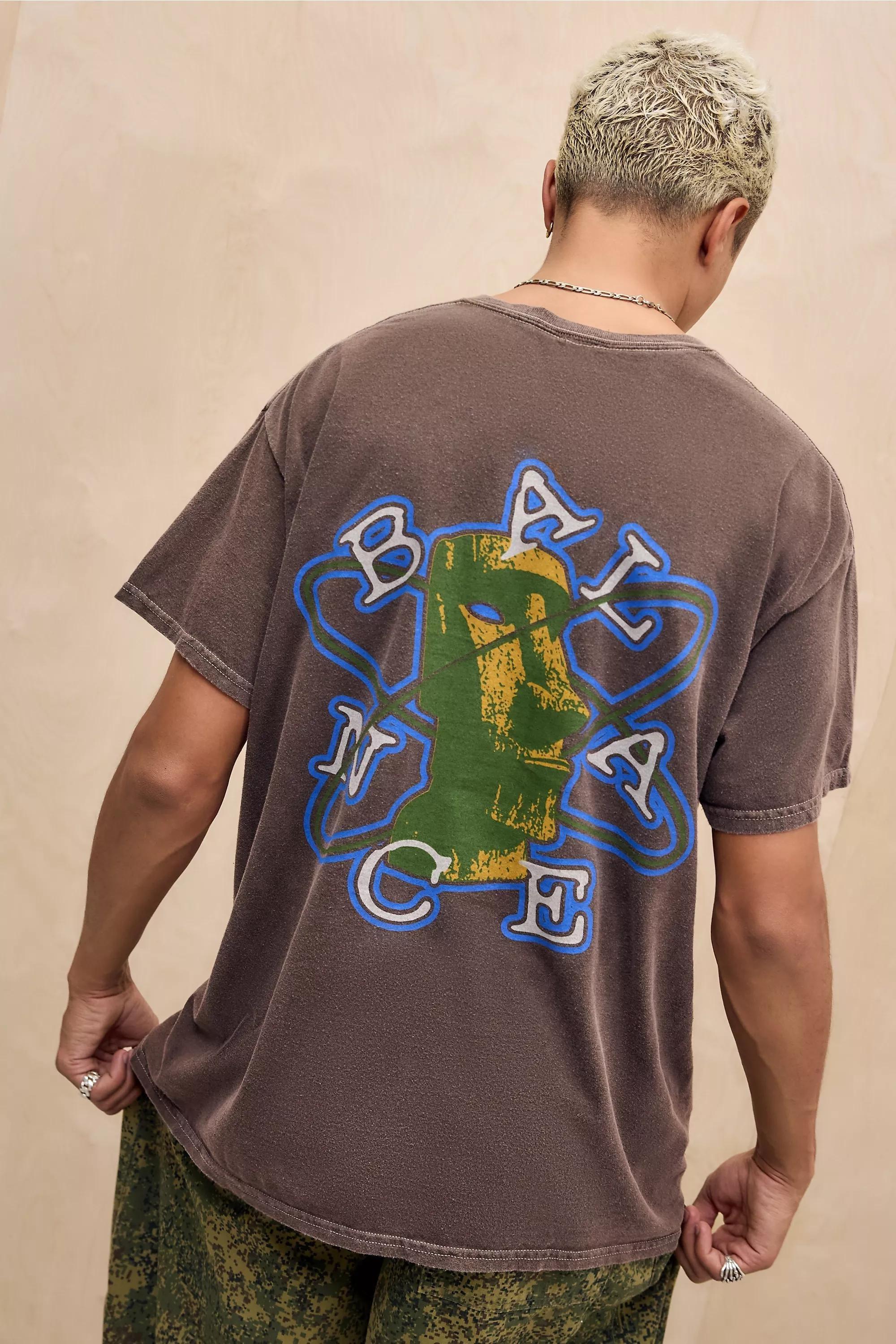 Brown Uo Printed T-Shirt, BRN, large image number 0