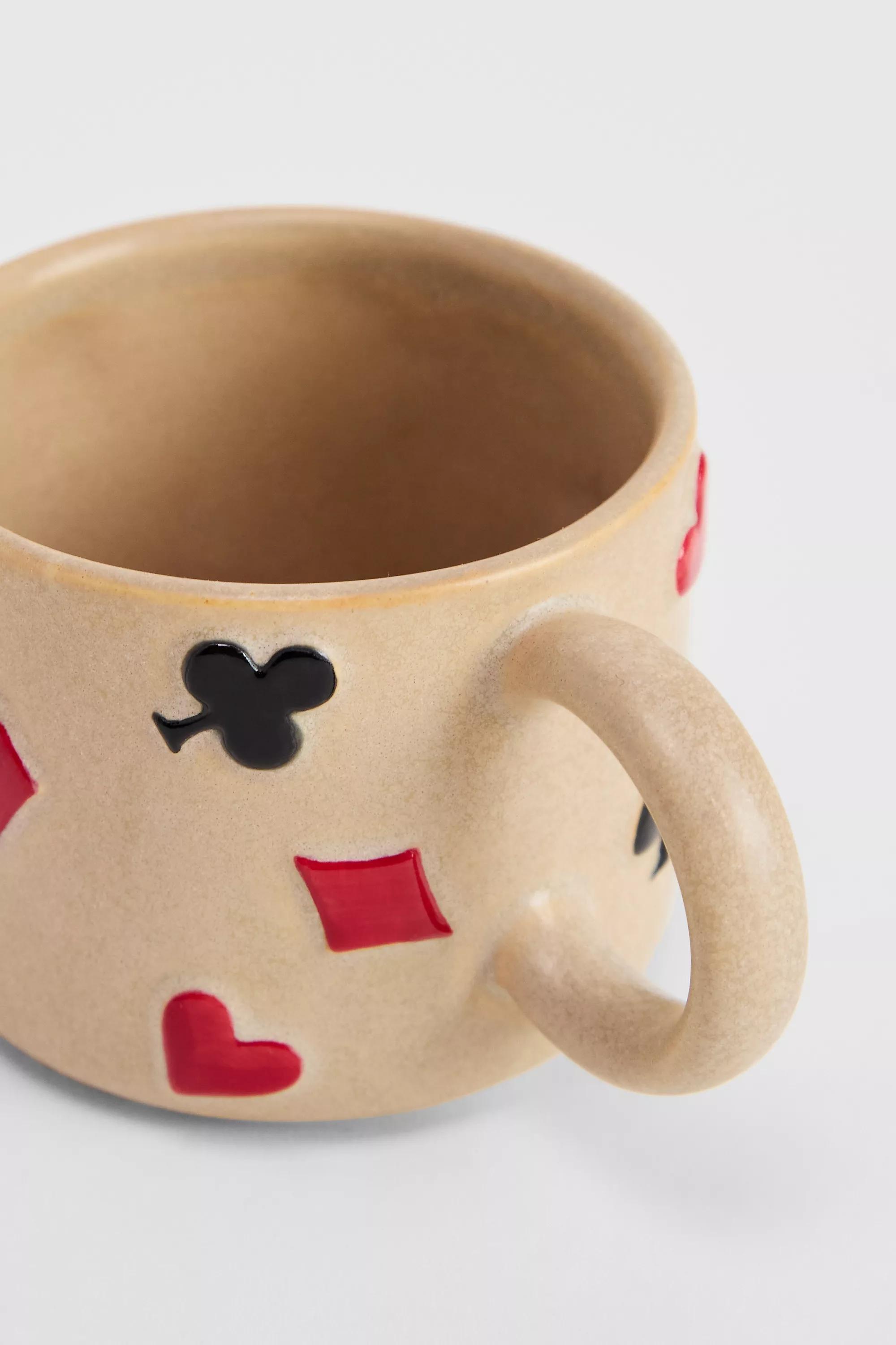 Beige Card Suits Mini Mug, ASSORT, medium