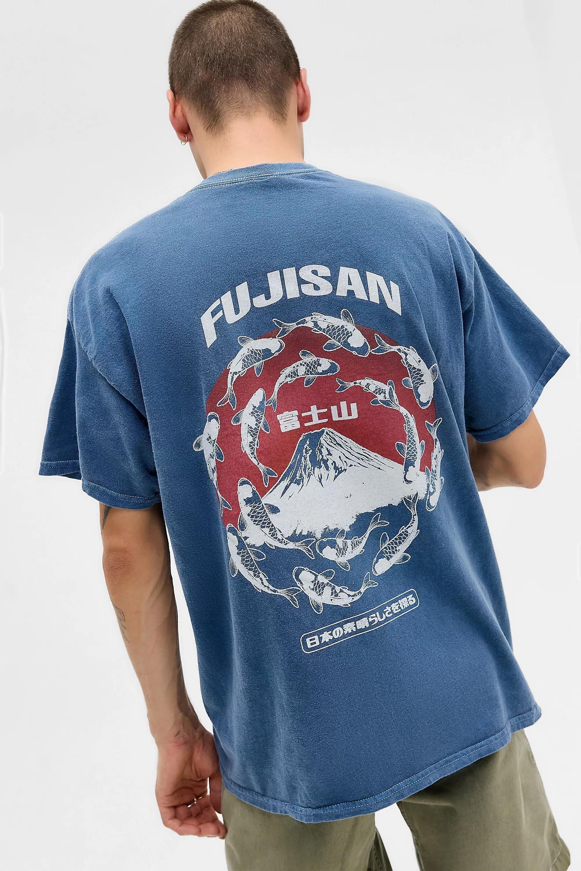 Navy Uo Printed T-Shirt, NAVY, large image number 0