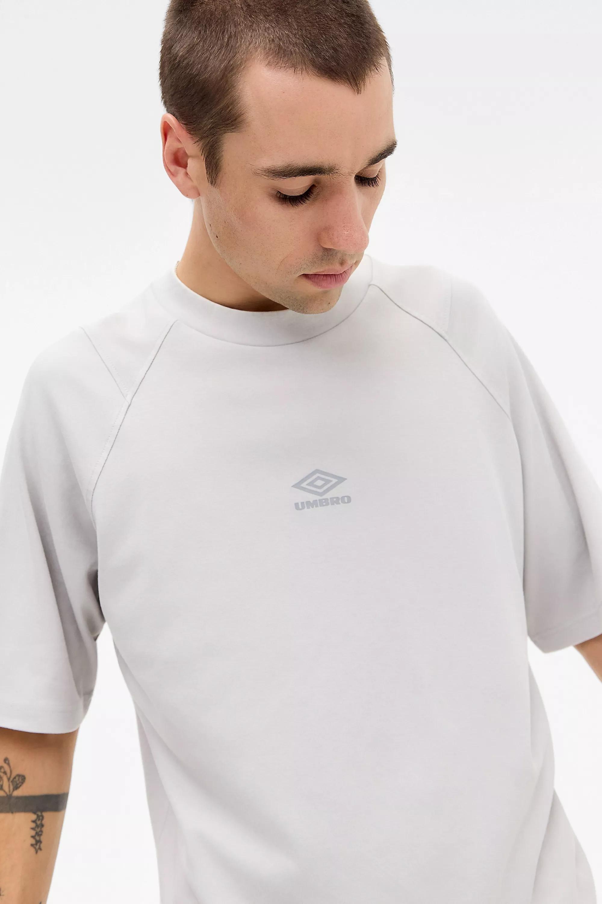 White Umbro Harbor Mist T-Shirt, IVRY, large image number 0