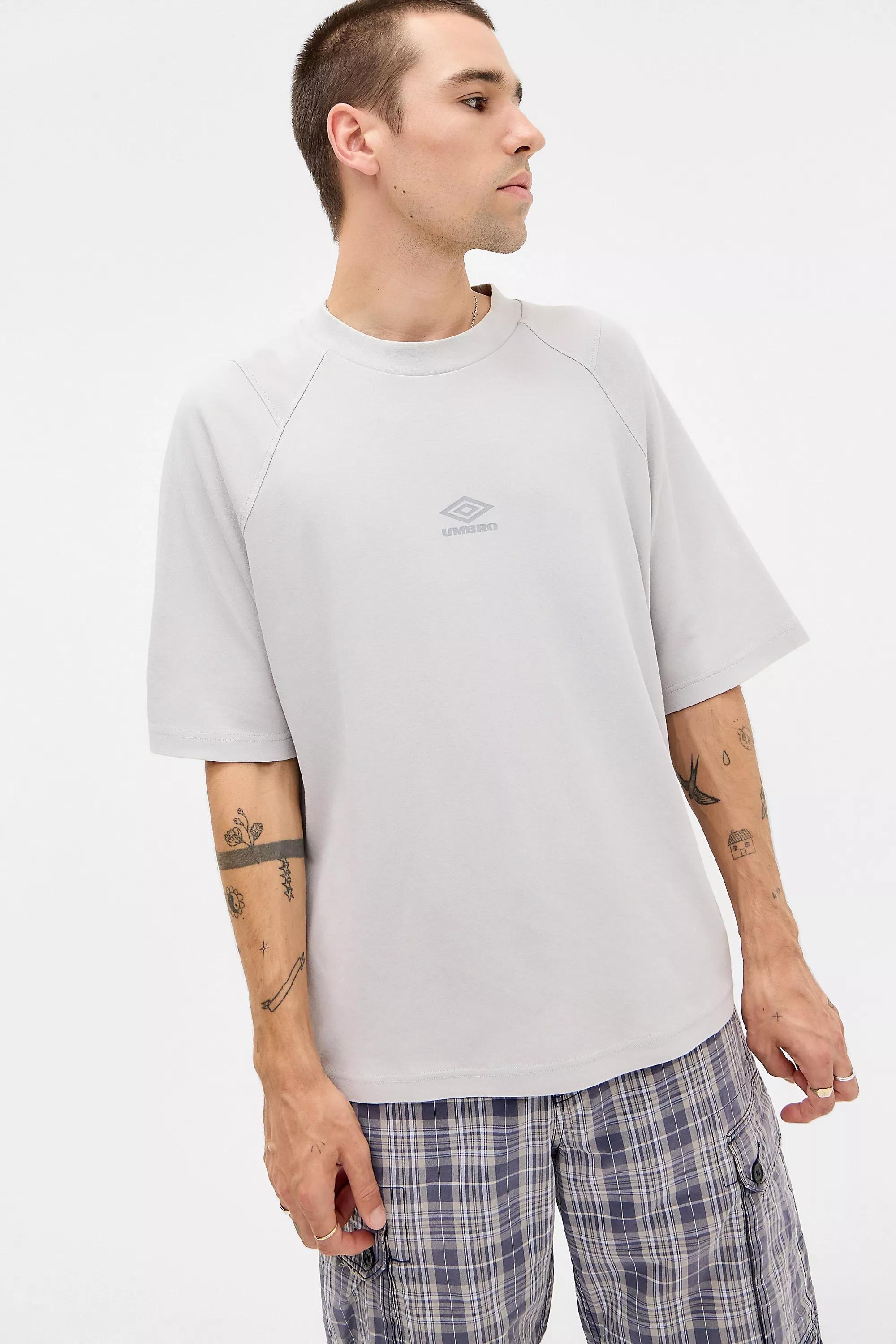 White Umbro Harbor Mist T-Shirt, IVRY, large image number 2
