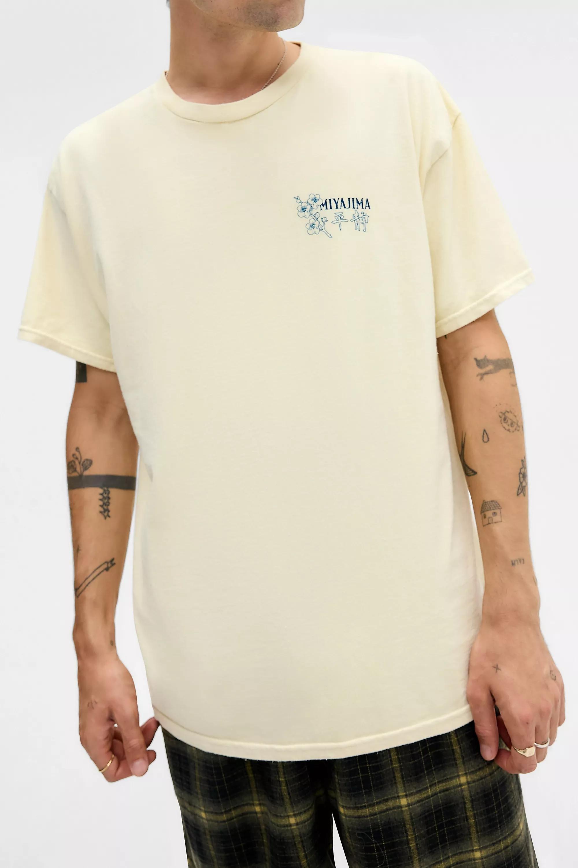 Yellow Uo Miyajima T-Shirt, YEL, large image number 2