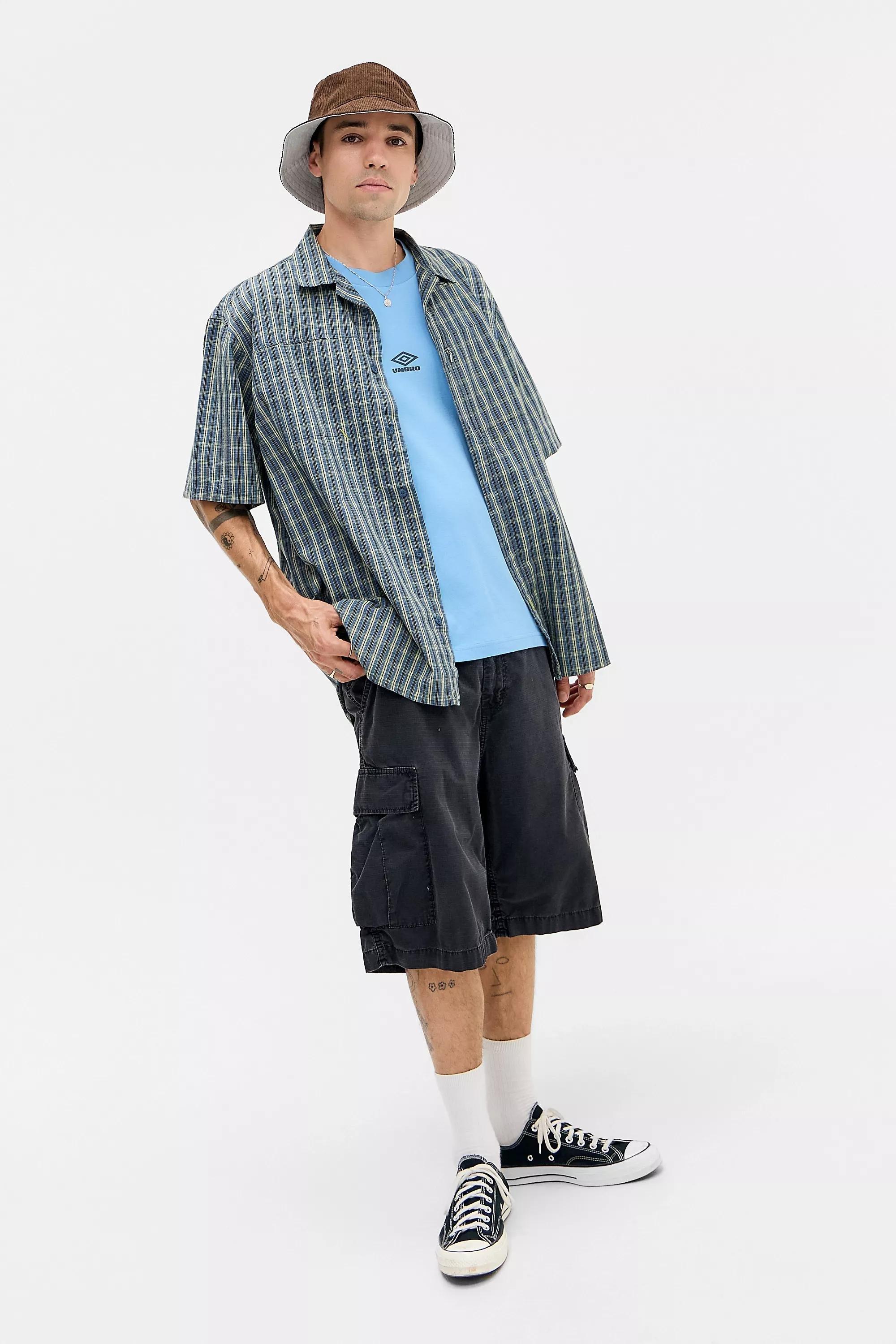 Blue Umbro Vista Washed T-Shirt, BLUE, large image number 2