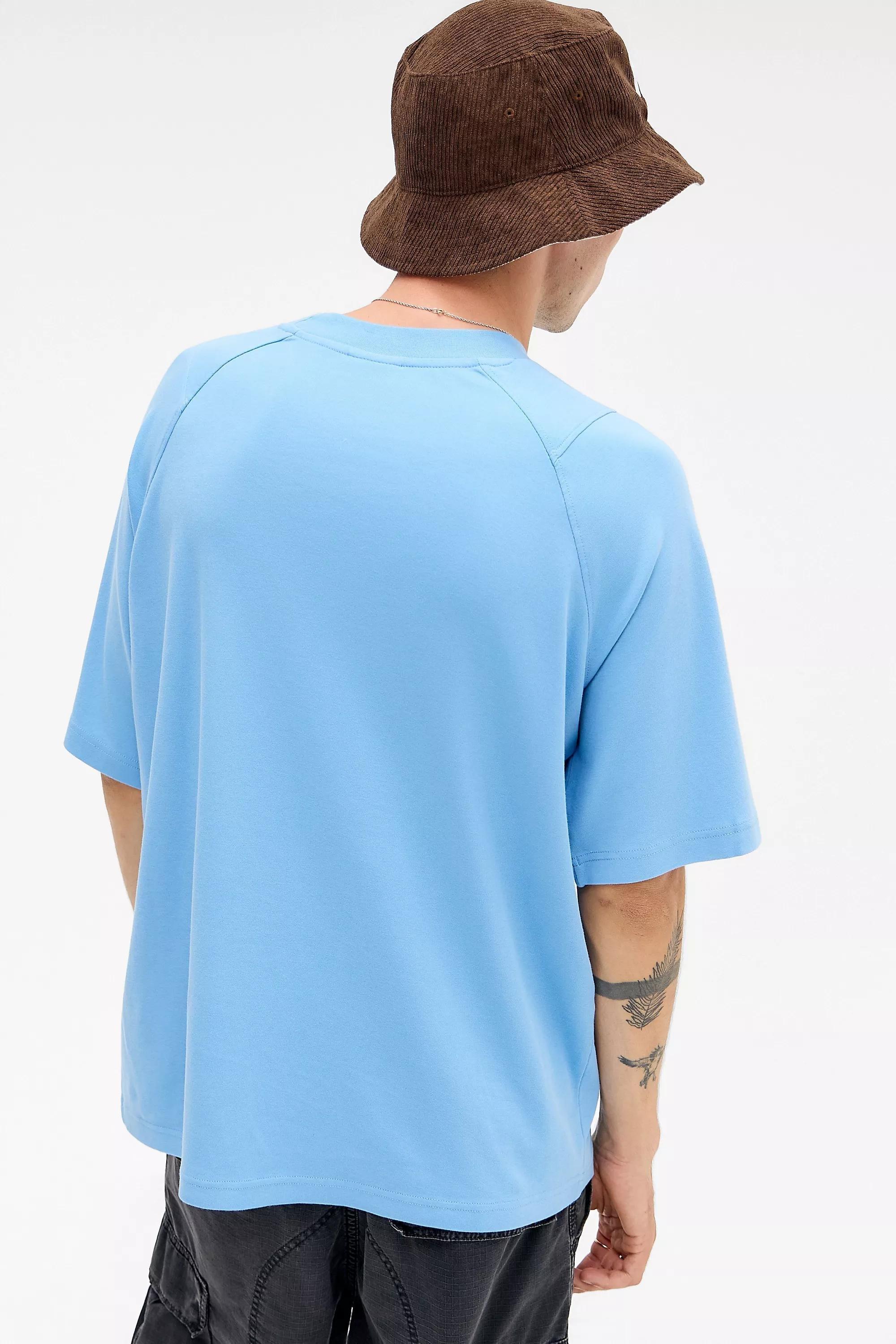 Blue Umbro Vista Washed T-Shirt, BLUE, large image number 3