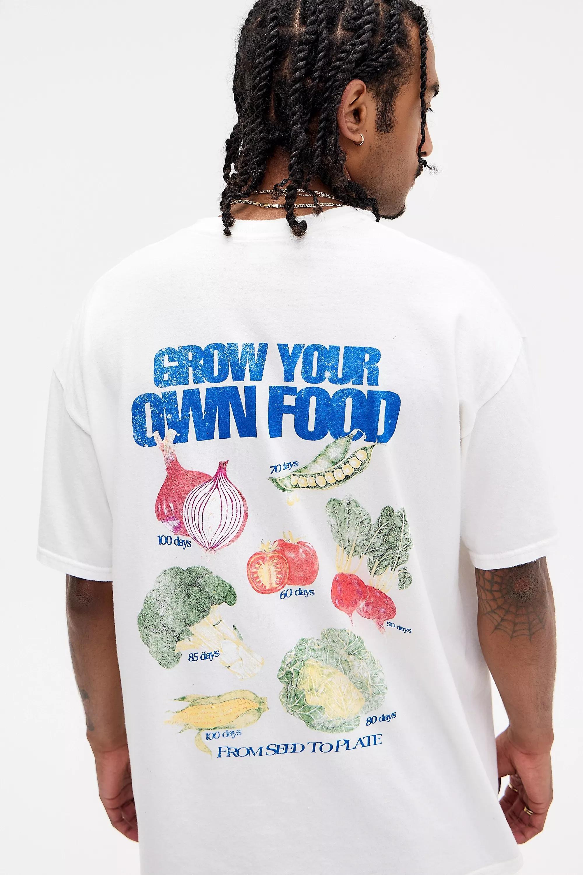 White Uo Printed Food T-Shirt, WHT, large image number 0
