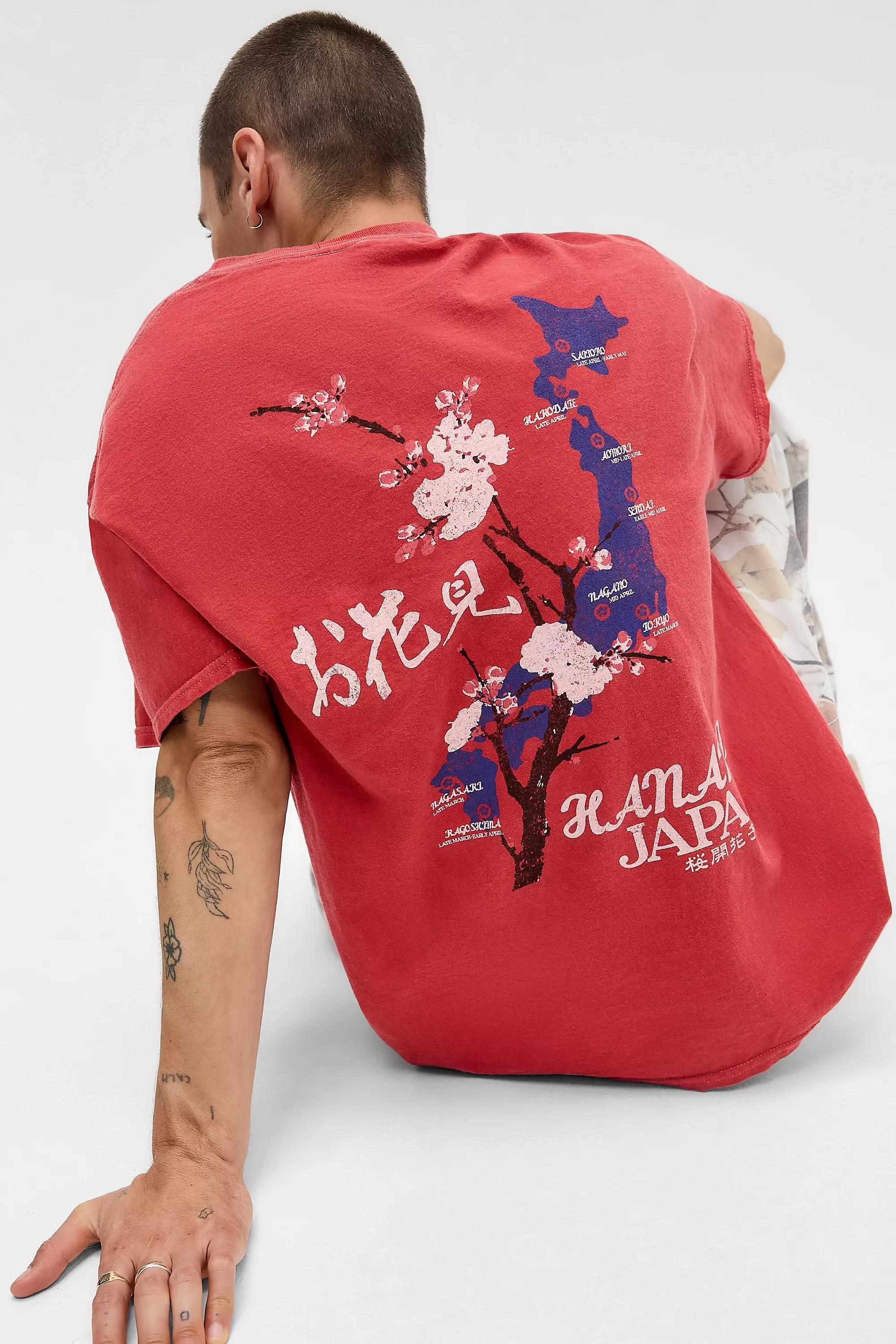 Red Uo Printed T-Shirt, RED, large image number 0