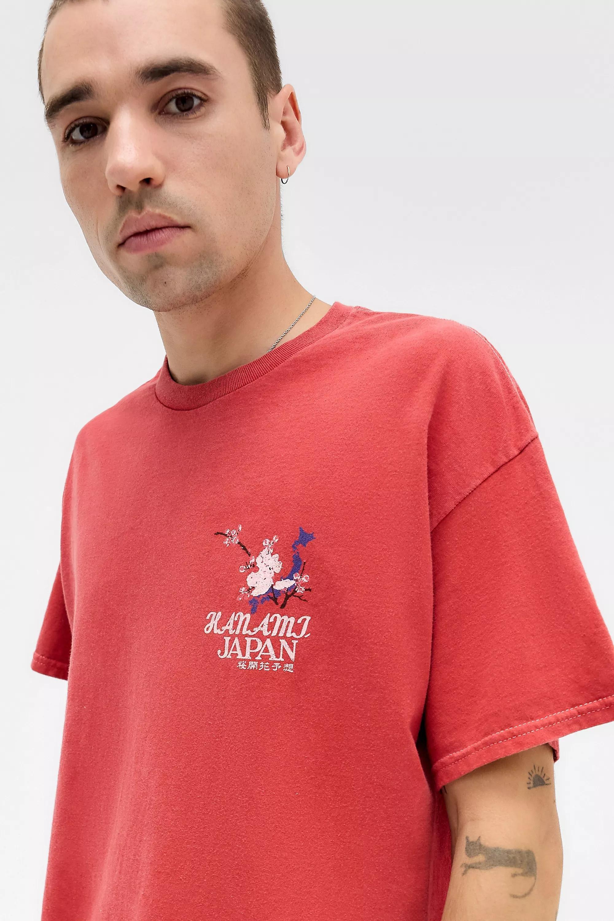 Red Uo Printed T-Shirt, RED, large image number 1