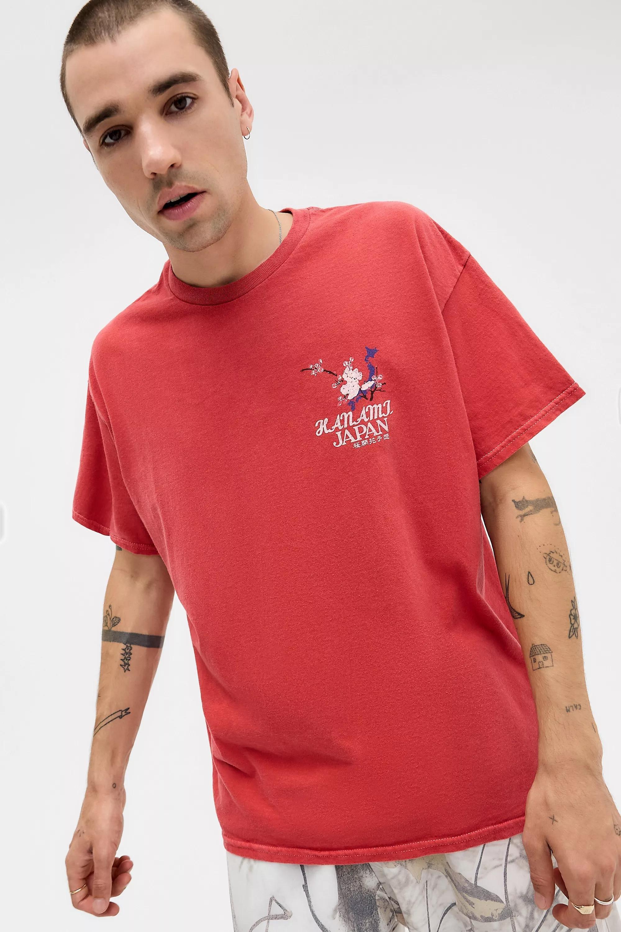 Red Uo Printed T-Shirt, RED, large image number 3