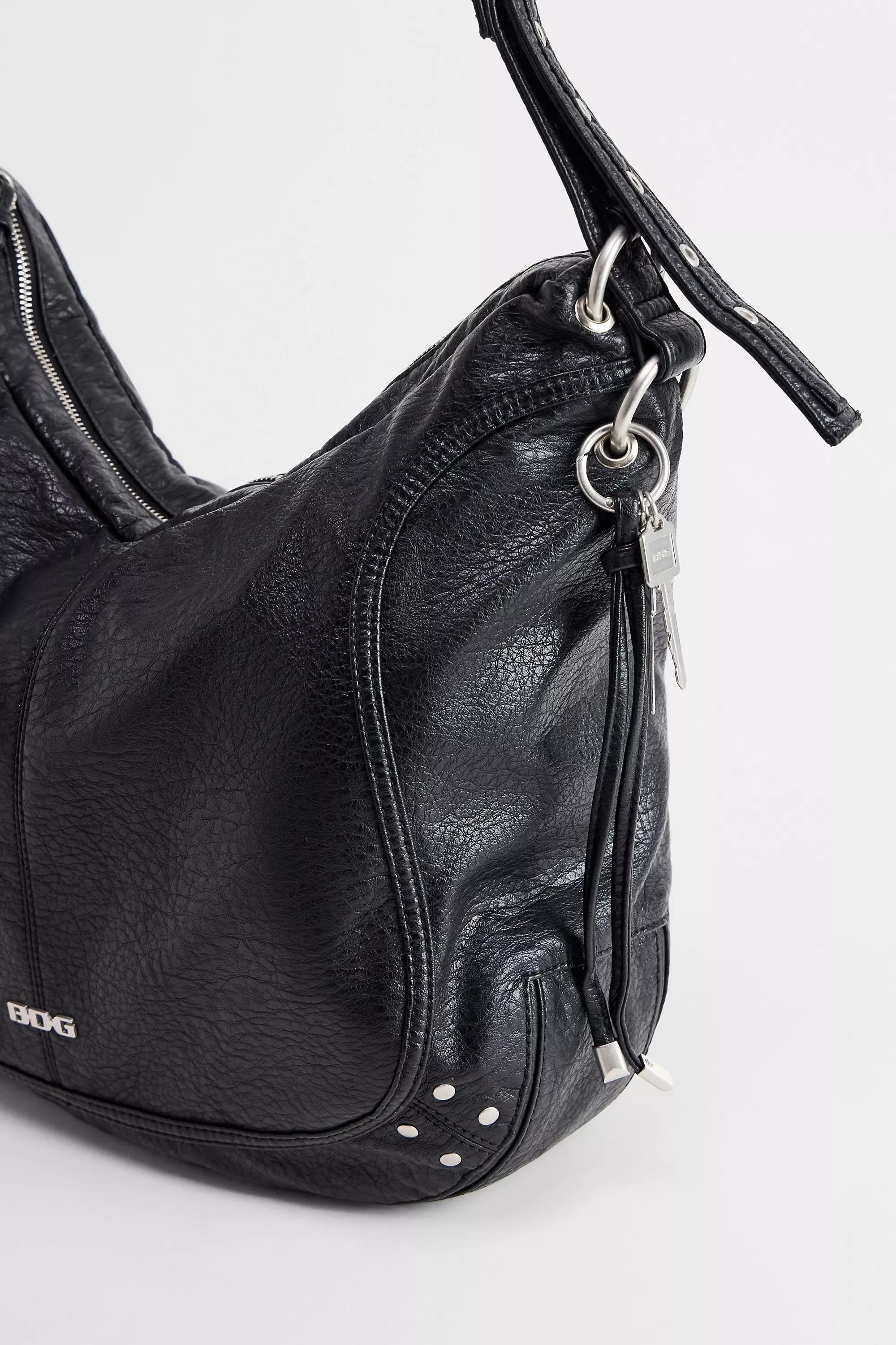 BLACK BDG Lili Faux Leather Sling Bag, BLK, large image number 3