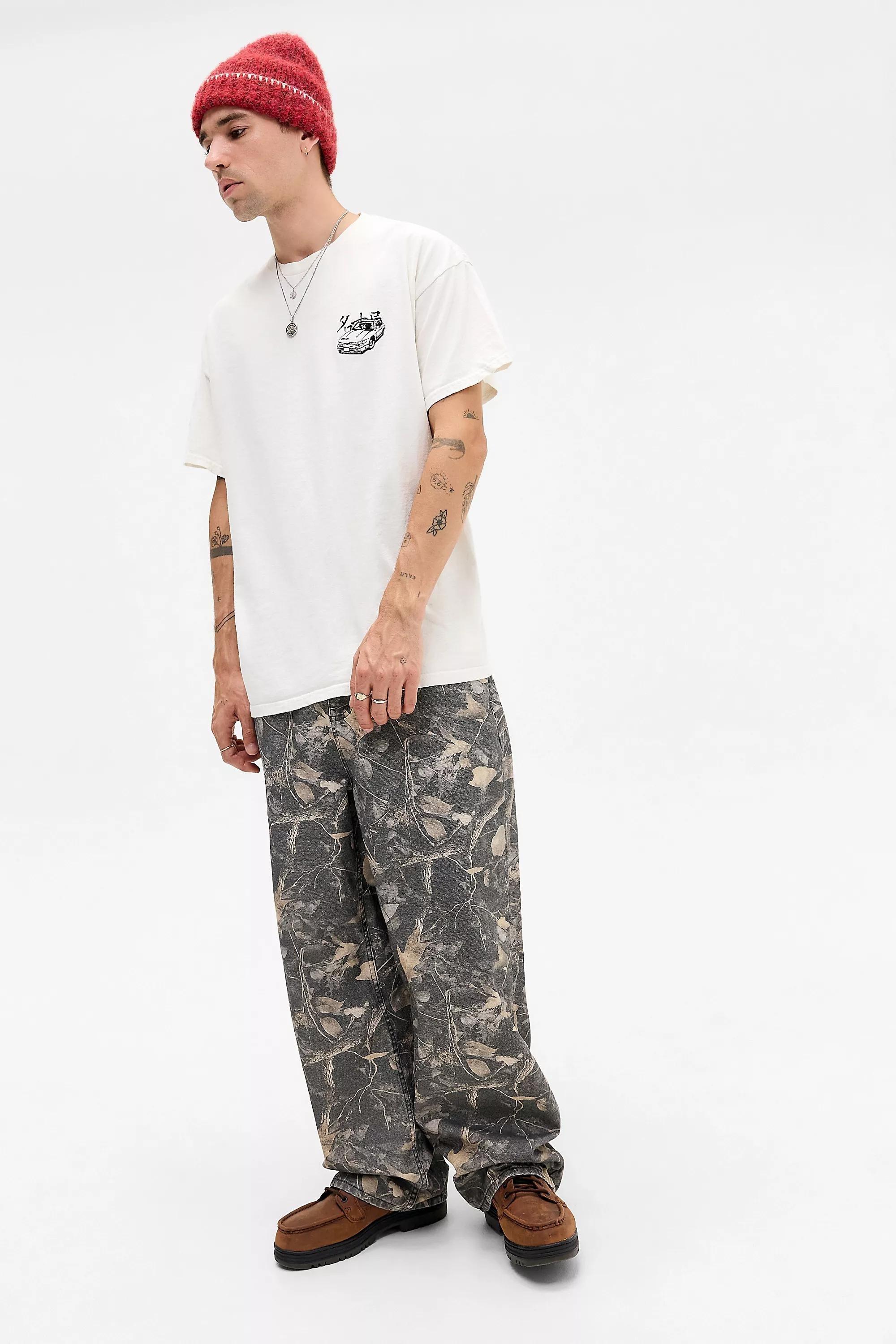 UO Ecru Car Embroidered T-Shirt, CREME, large image number 2