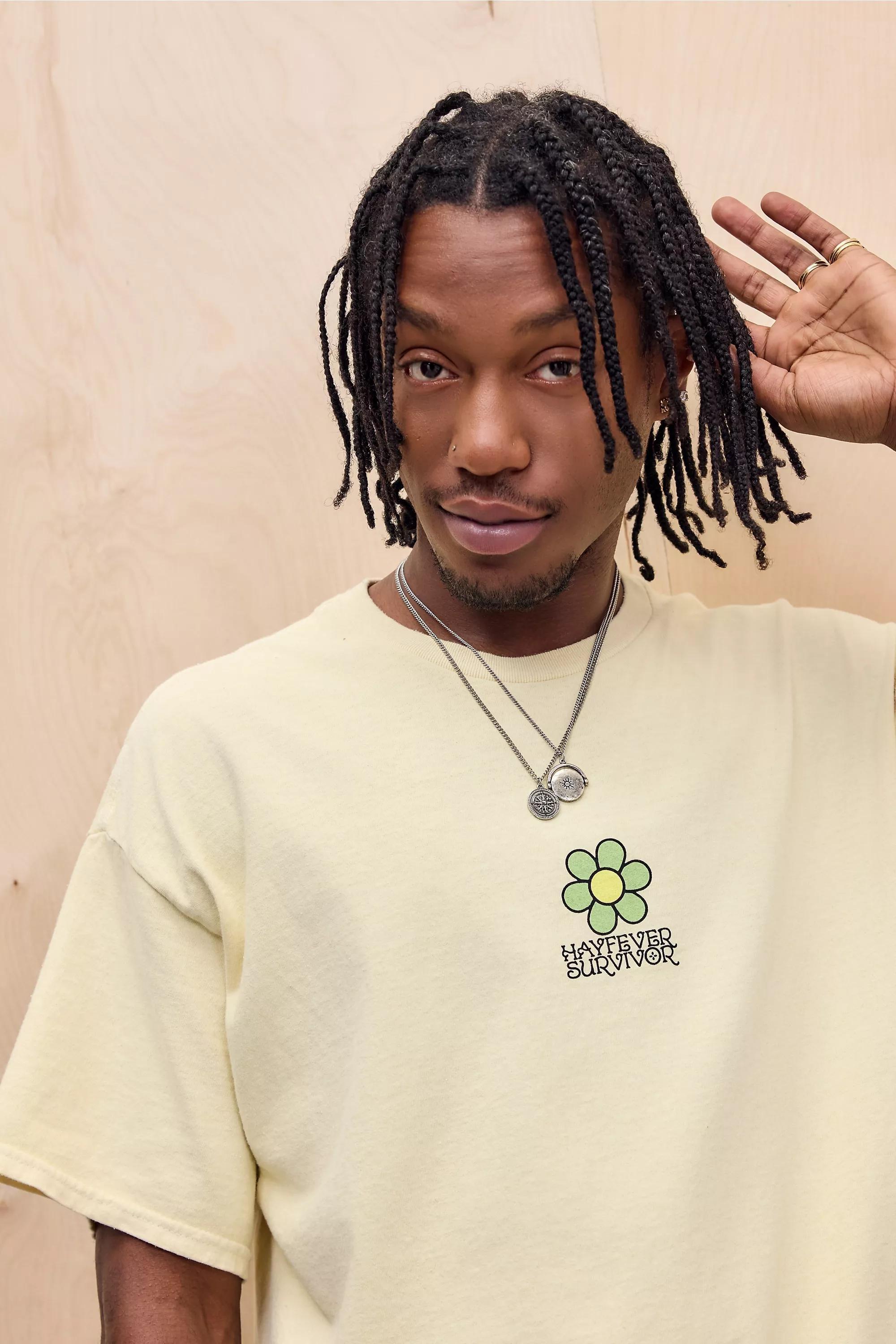Yellow Uo Printed T-Shirt, YEL, large image number 0