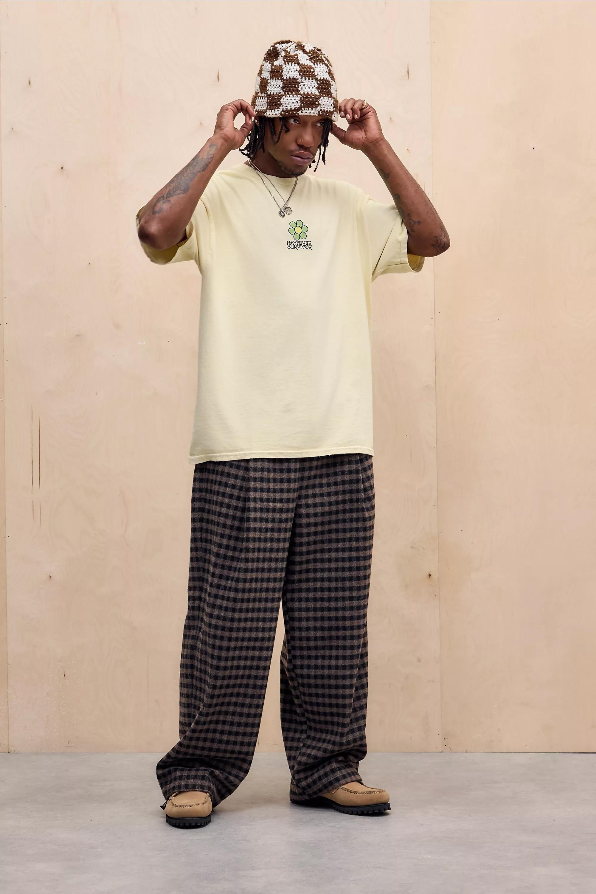 Yellow Uo Printed T-Shirt, YEL, large image number 1
