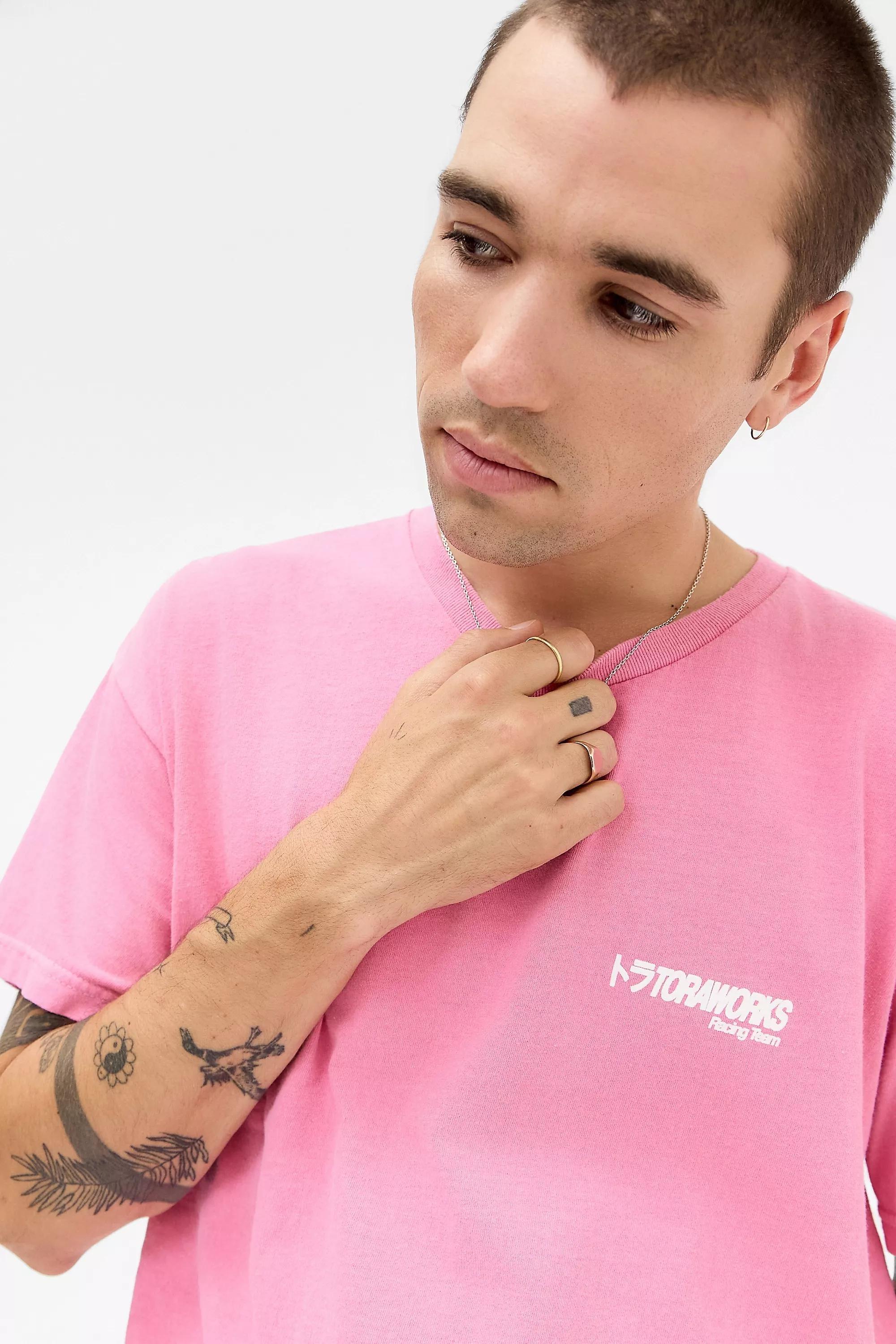 Pink Uo Printed T-Shirt, PINK, large image number 1
