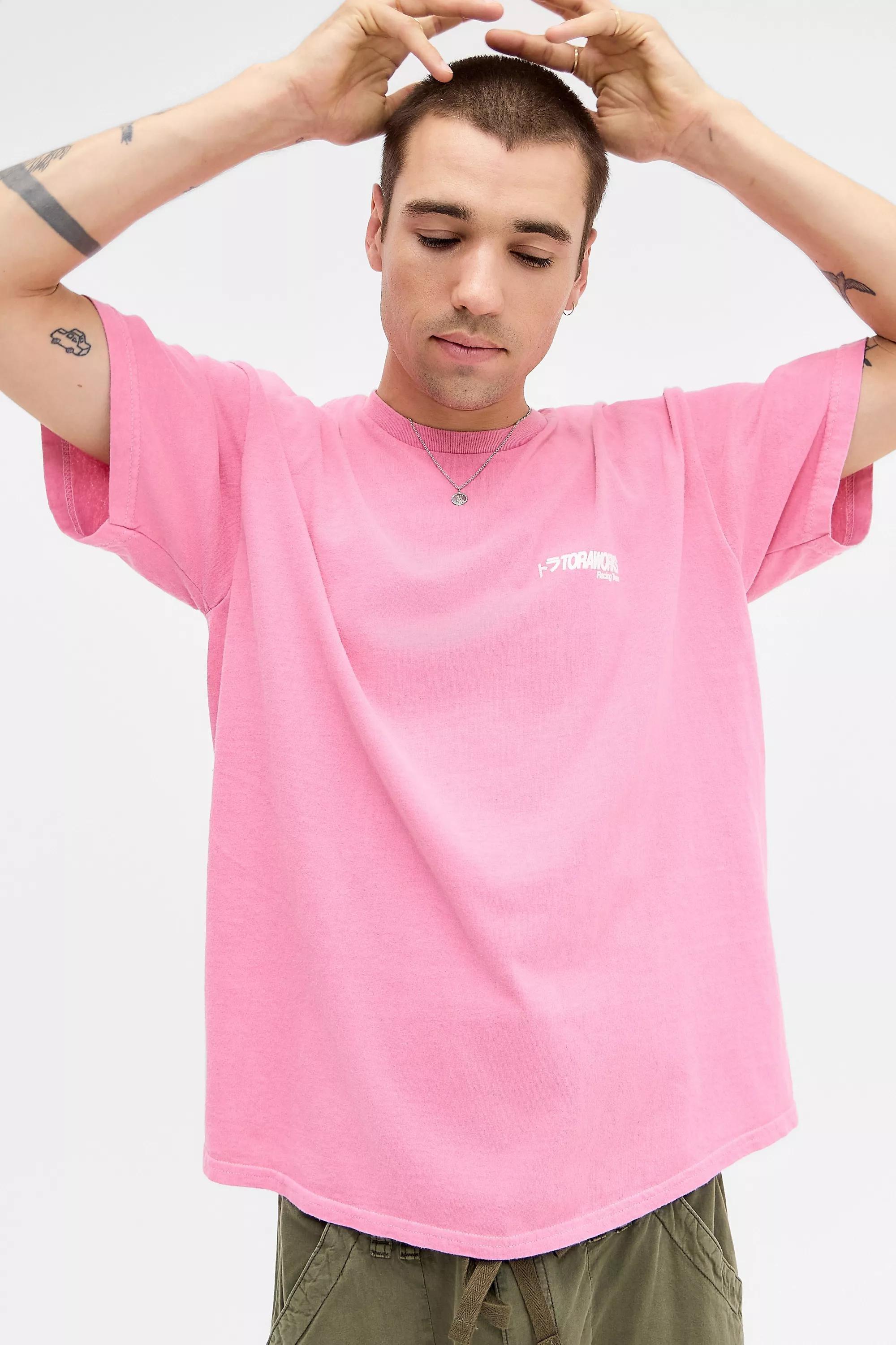 Pink Uo Printed T-Shirt, PINK, large image number 3