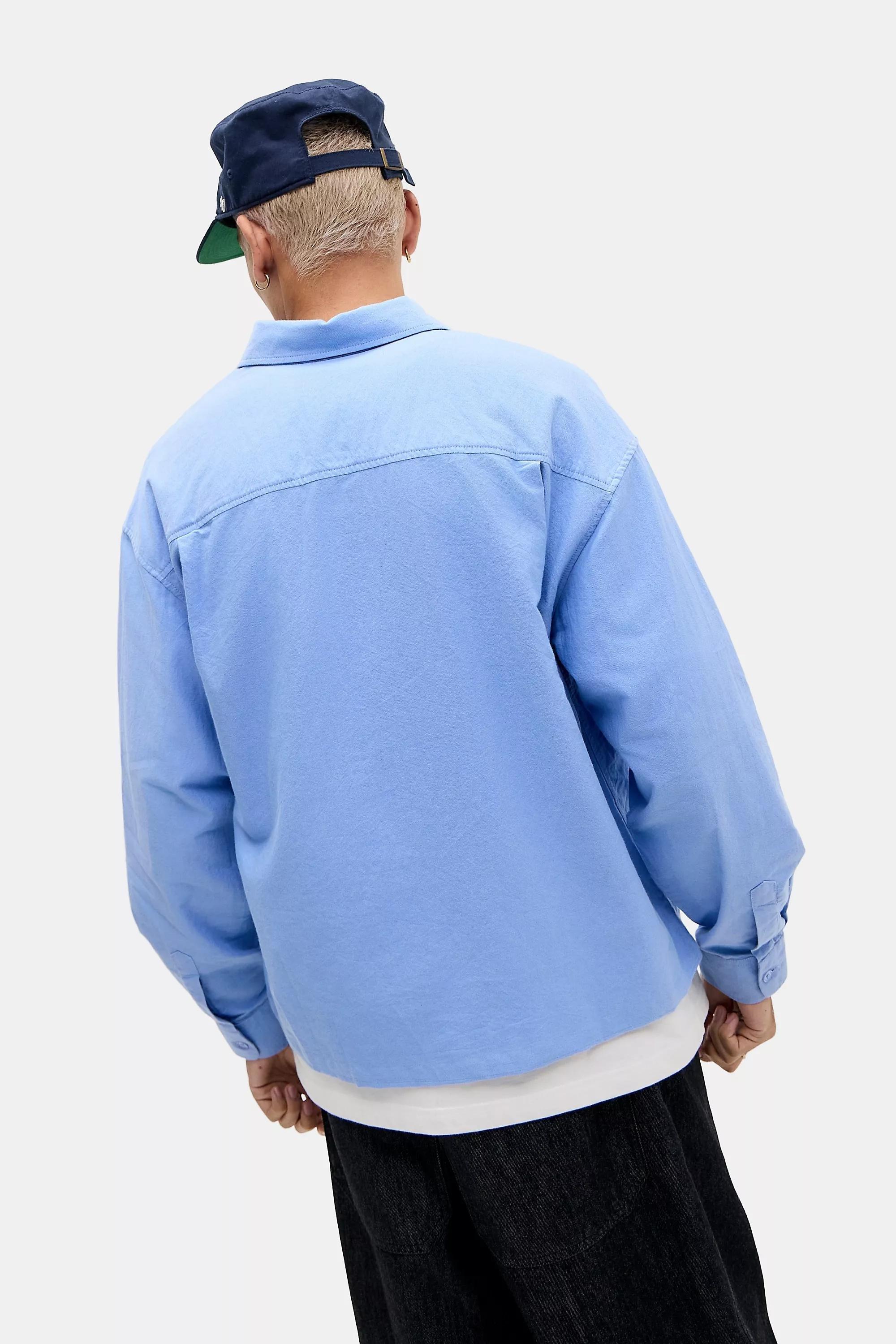 Blue iets frans... Sportswear Embroidered Long Sleeve Shirt, LT BLUE, large image number 3