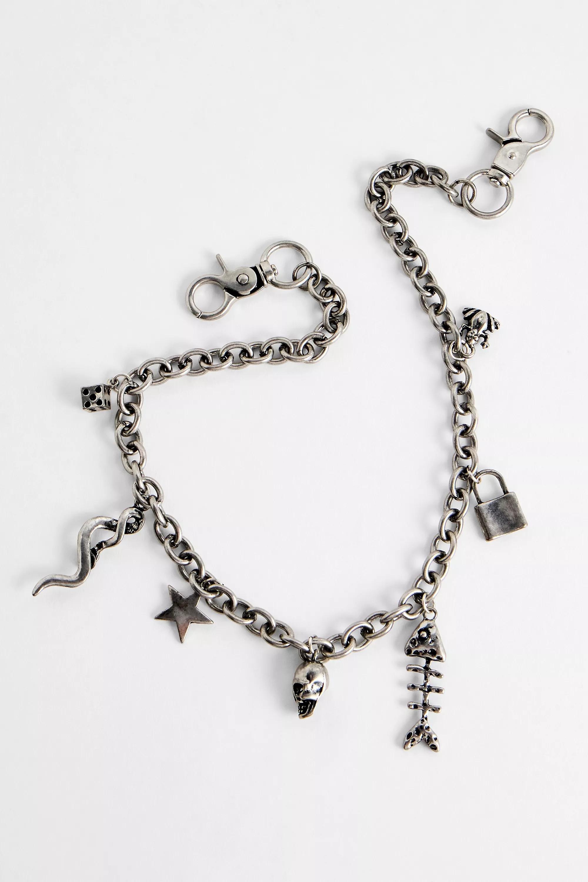 Silver Uo Pendant Wallet Chain, SLVR, large image number 0