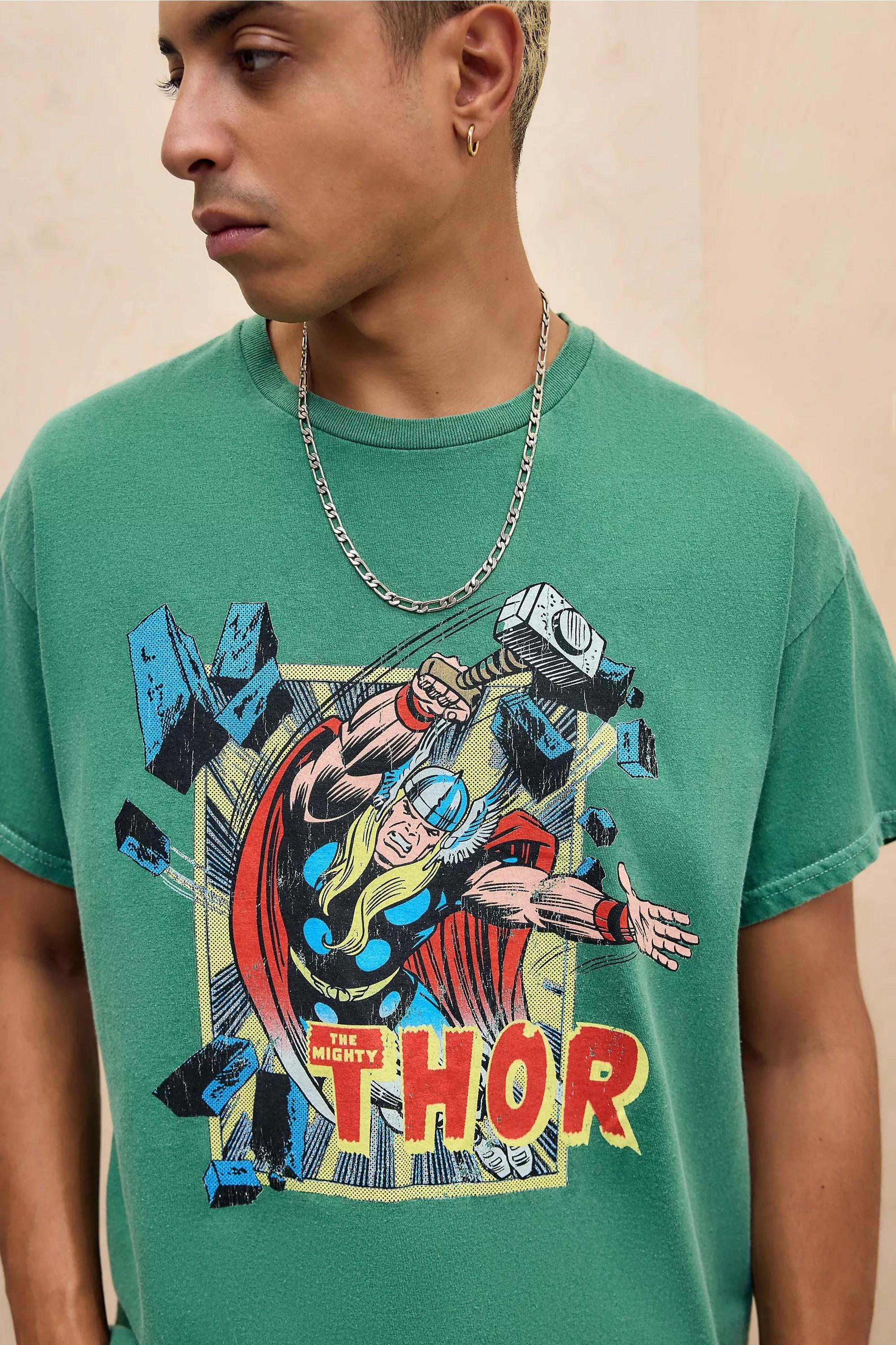 GREEN UO Green Thor T-Shirt, GRN, large image number 1