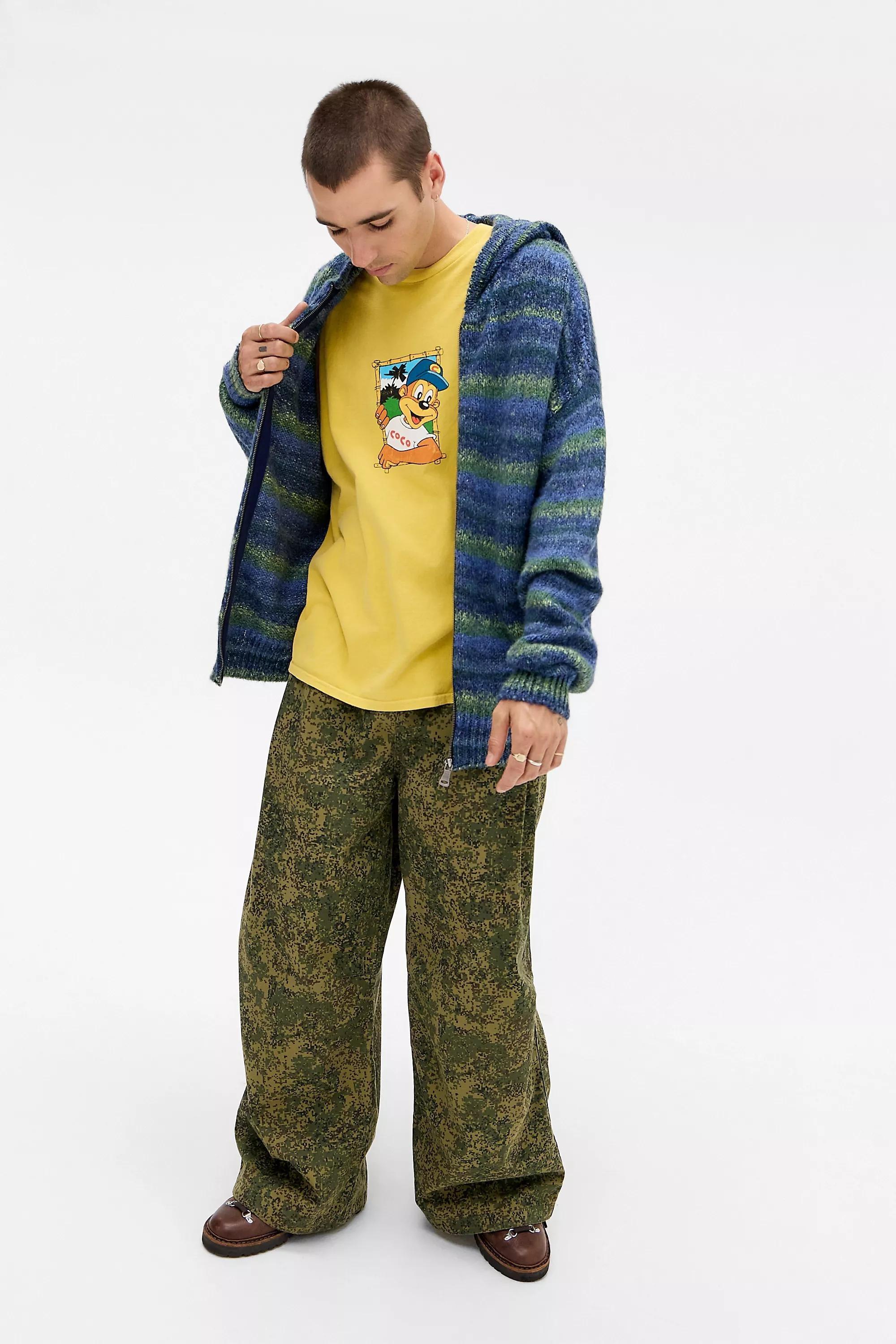 Yellow Uo Printed T-Shirt, YEL, large image number 2