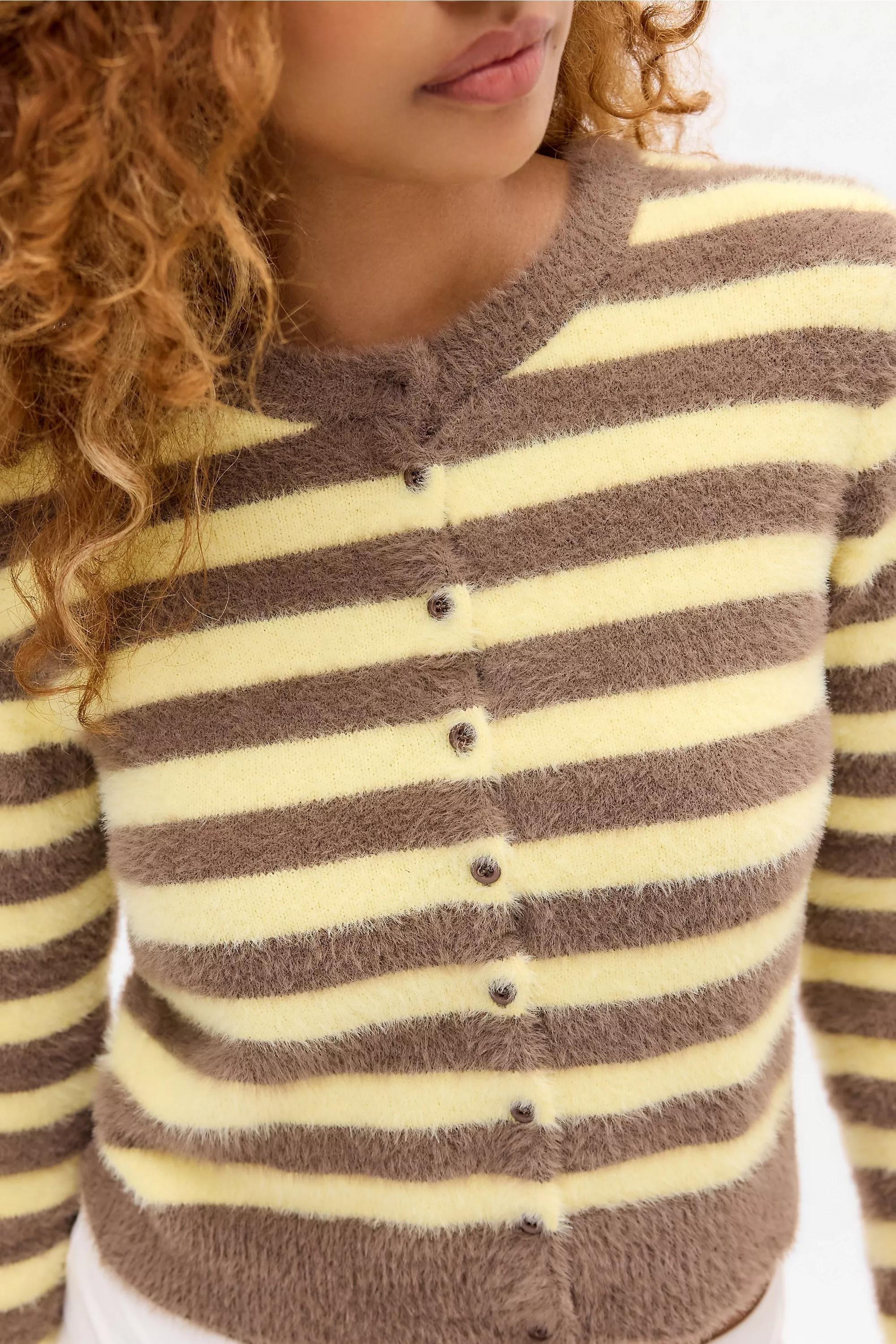 ASSORT Daisy Street Stripe Knit Cardigan, ASSORT, large image number 1