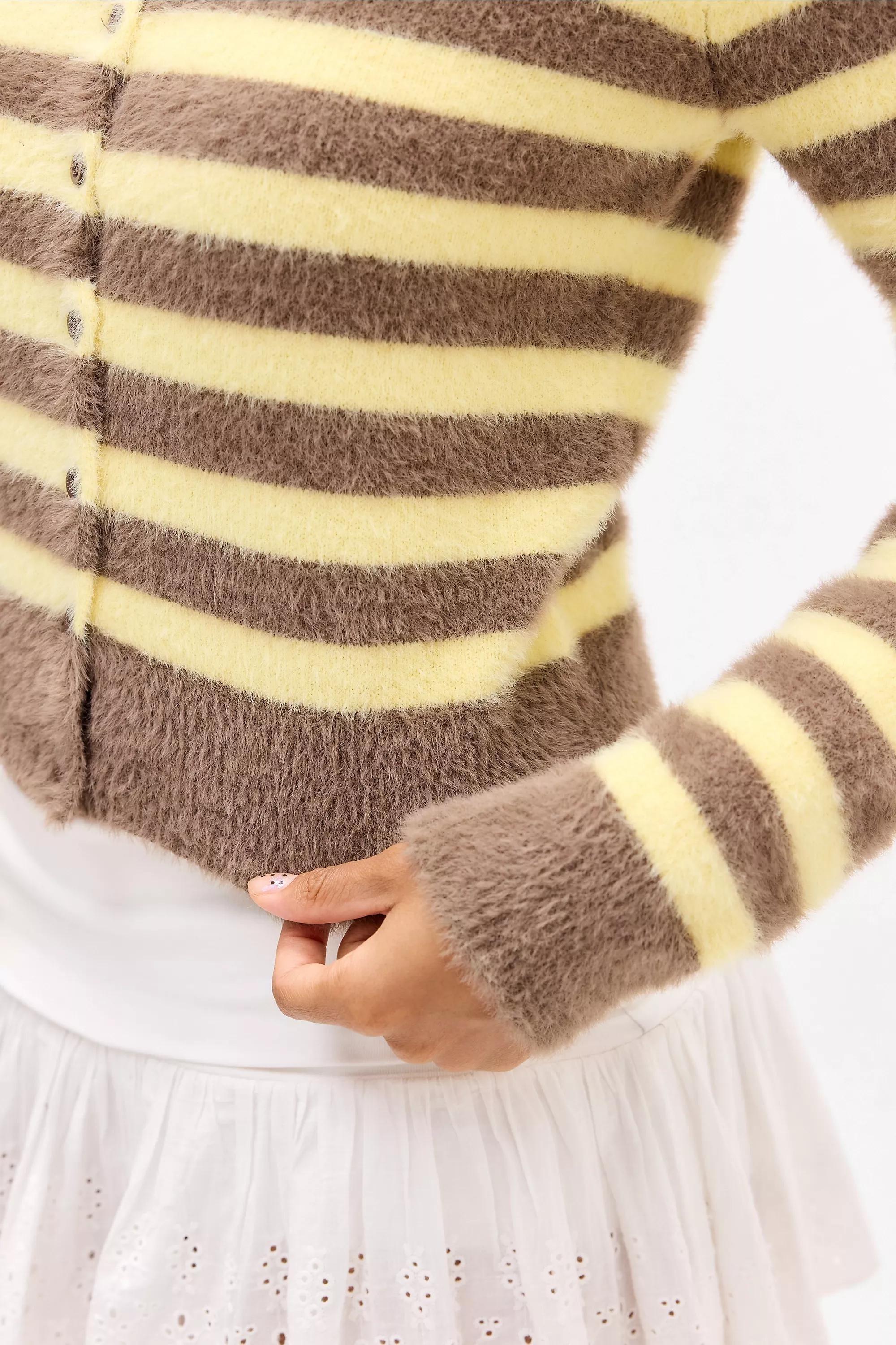 ASSORT Daisy Street Stripe Knit Cardigan, ASSORT, large image number 3