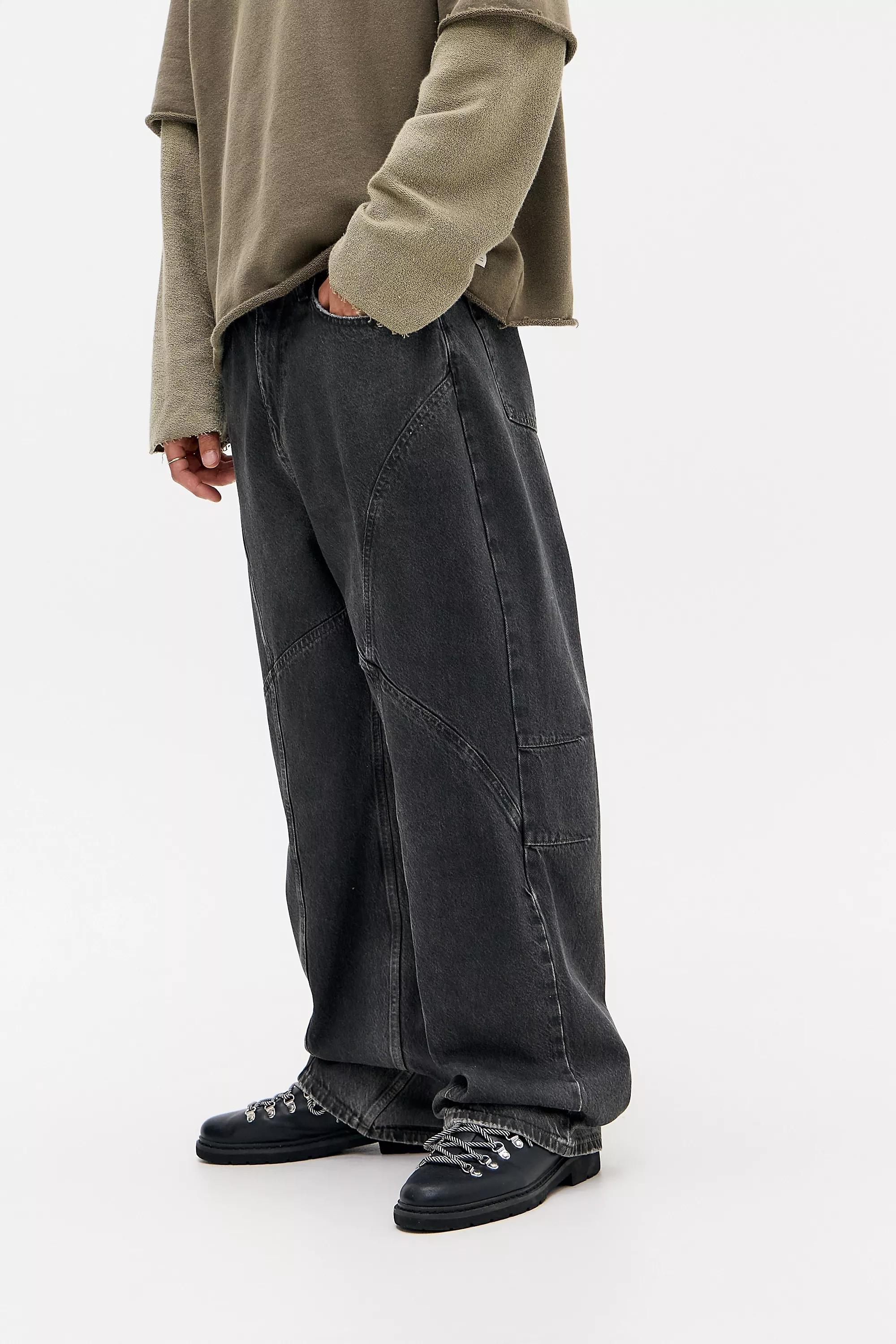 Black Bdg Jack Twist Seam Jeans, BLK, large image number 0