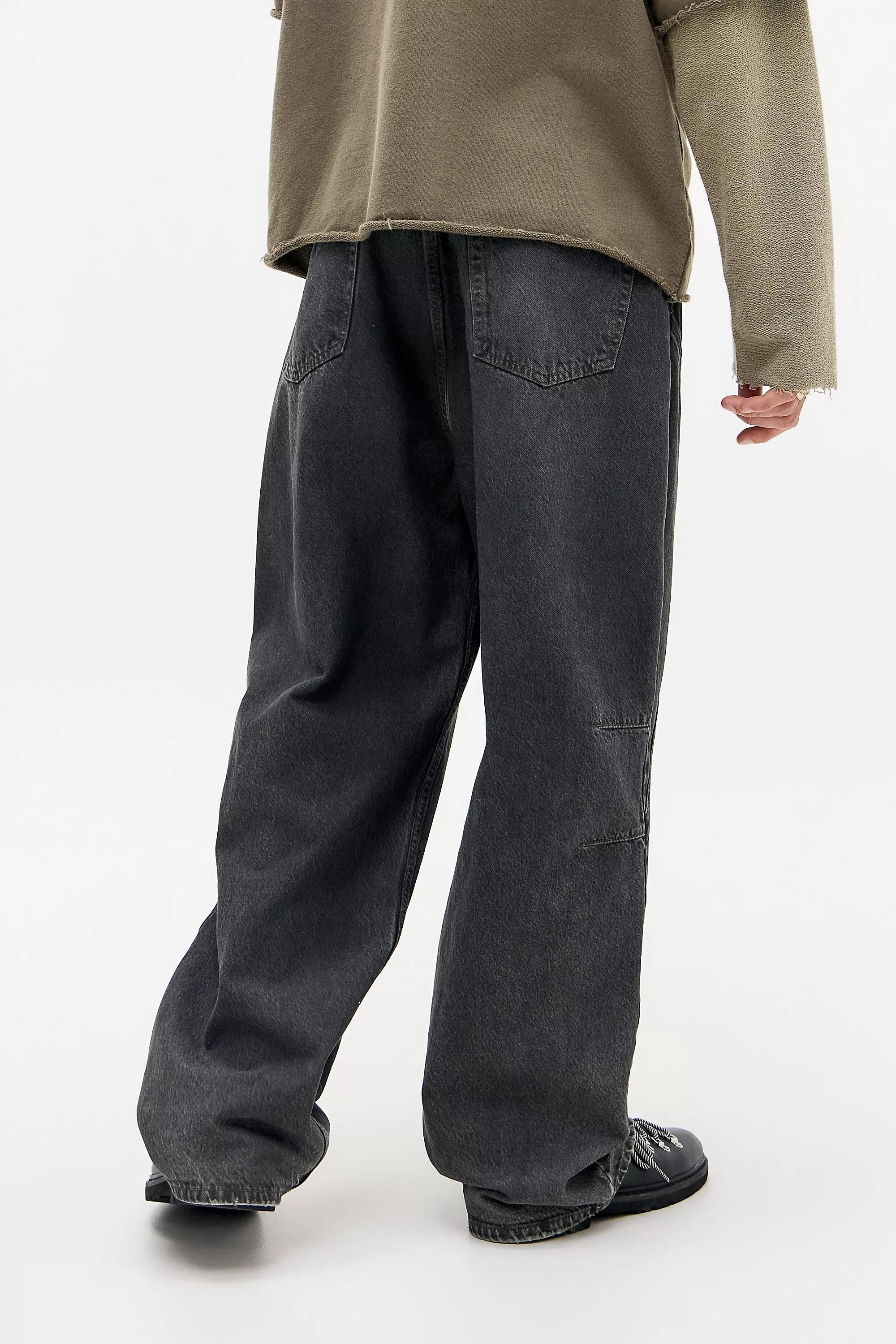 Black Bdg Jack Twist Seam Jeans, BLK, large image number 3